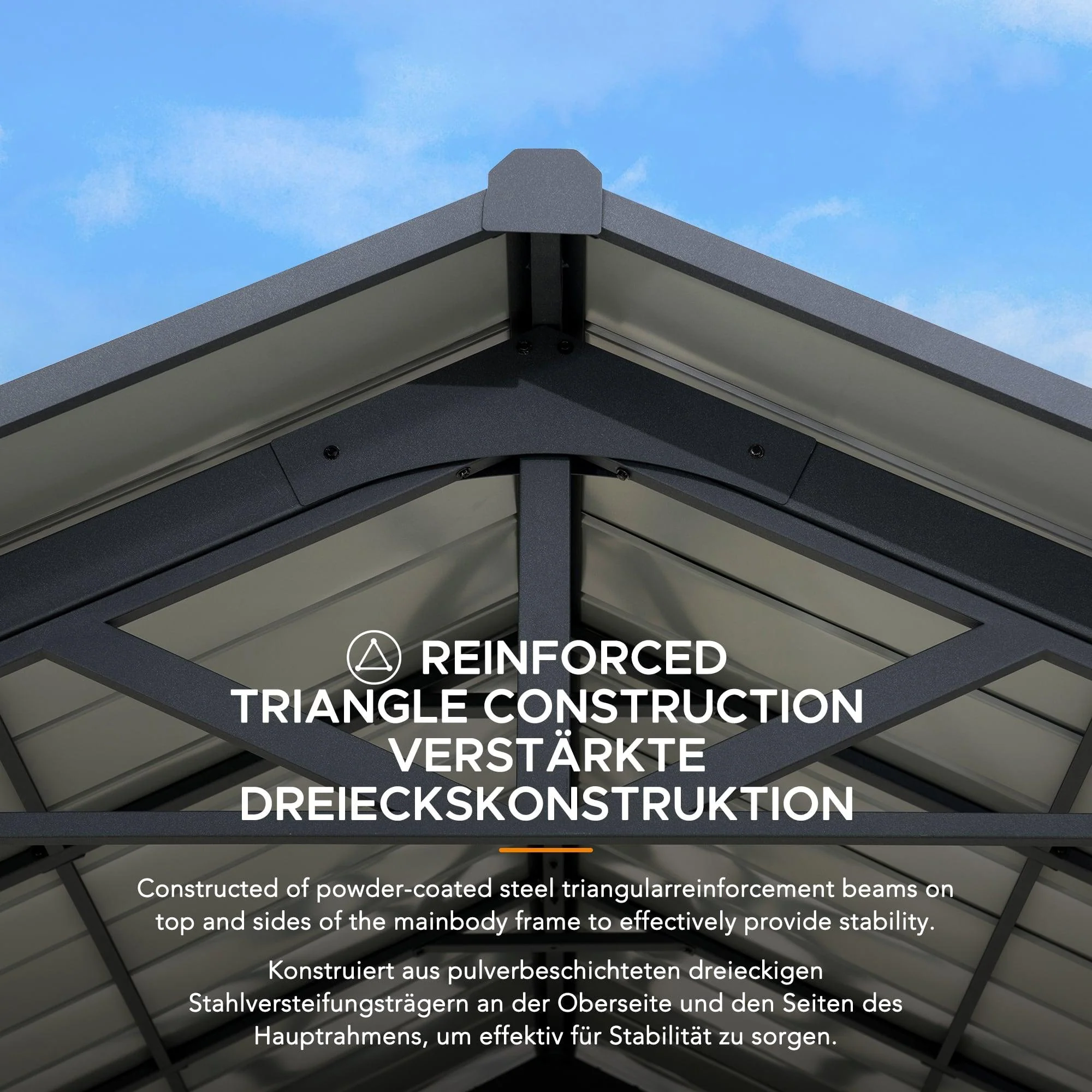 EIGER Steel Carport - 367cm x 610cm - Image 5