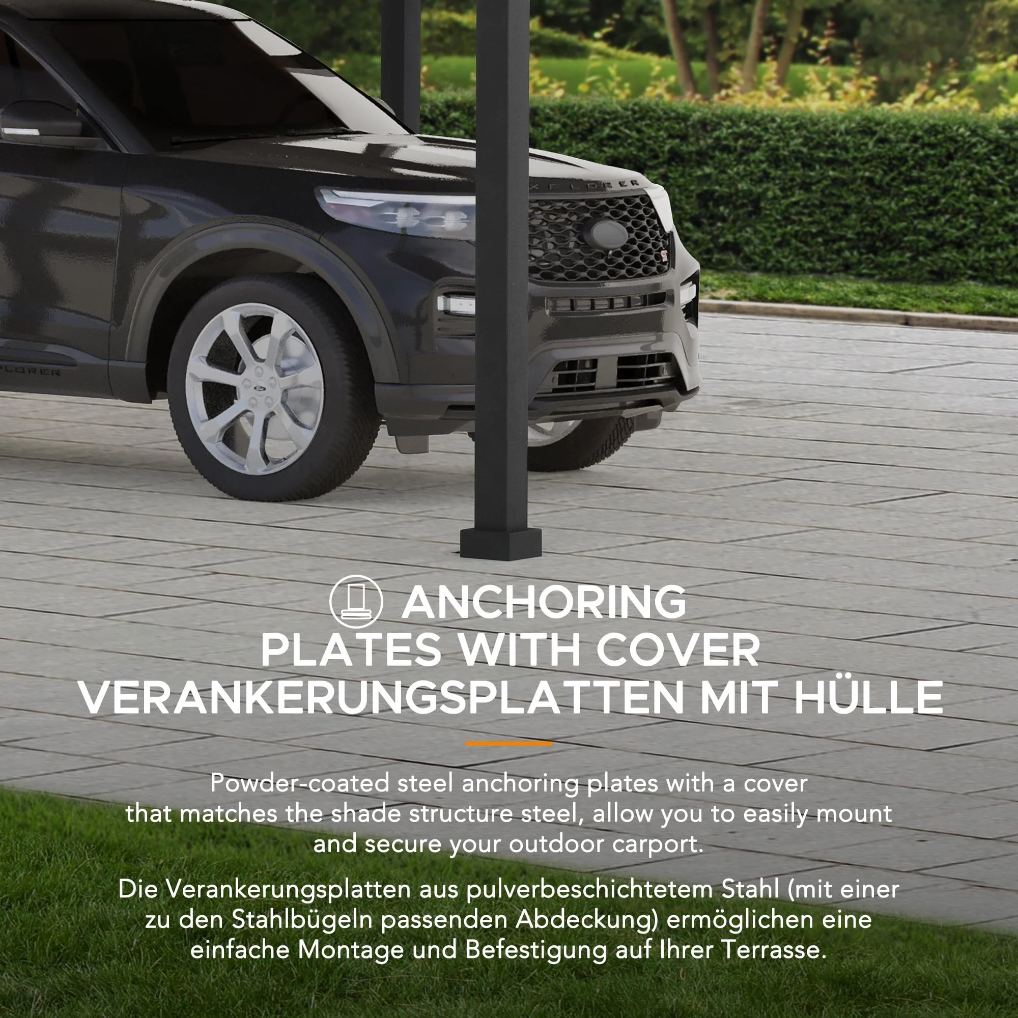 EIGER Steel Carport - 367cm x 610cm - Image 6