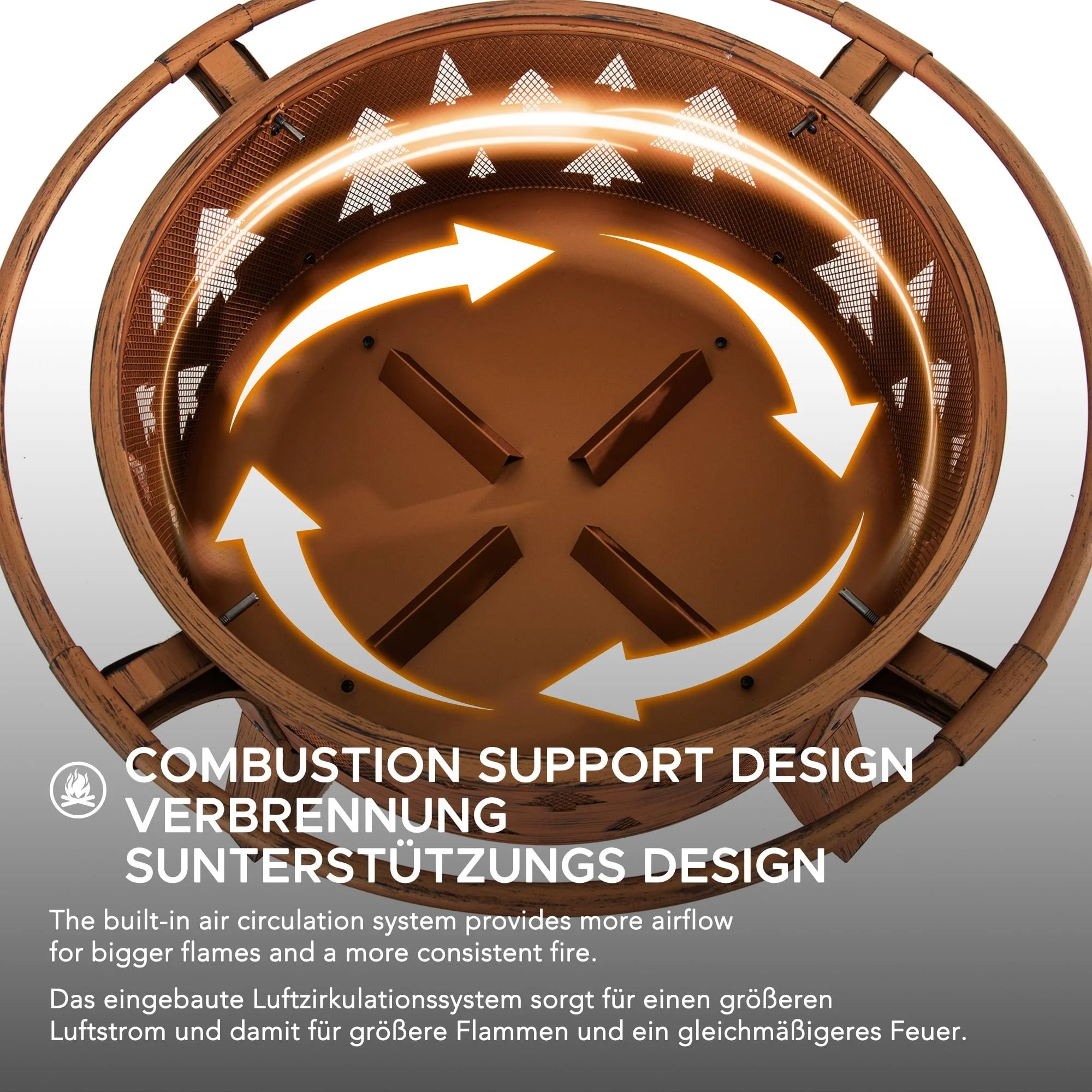 ASKJA XL Steel Fire Pit - Ø76cm - Image 4