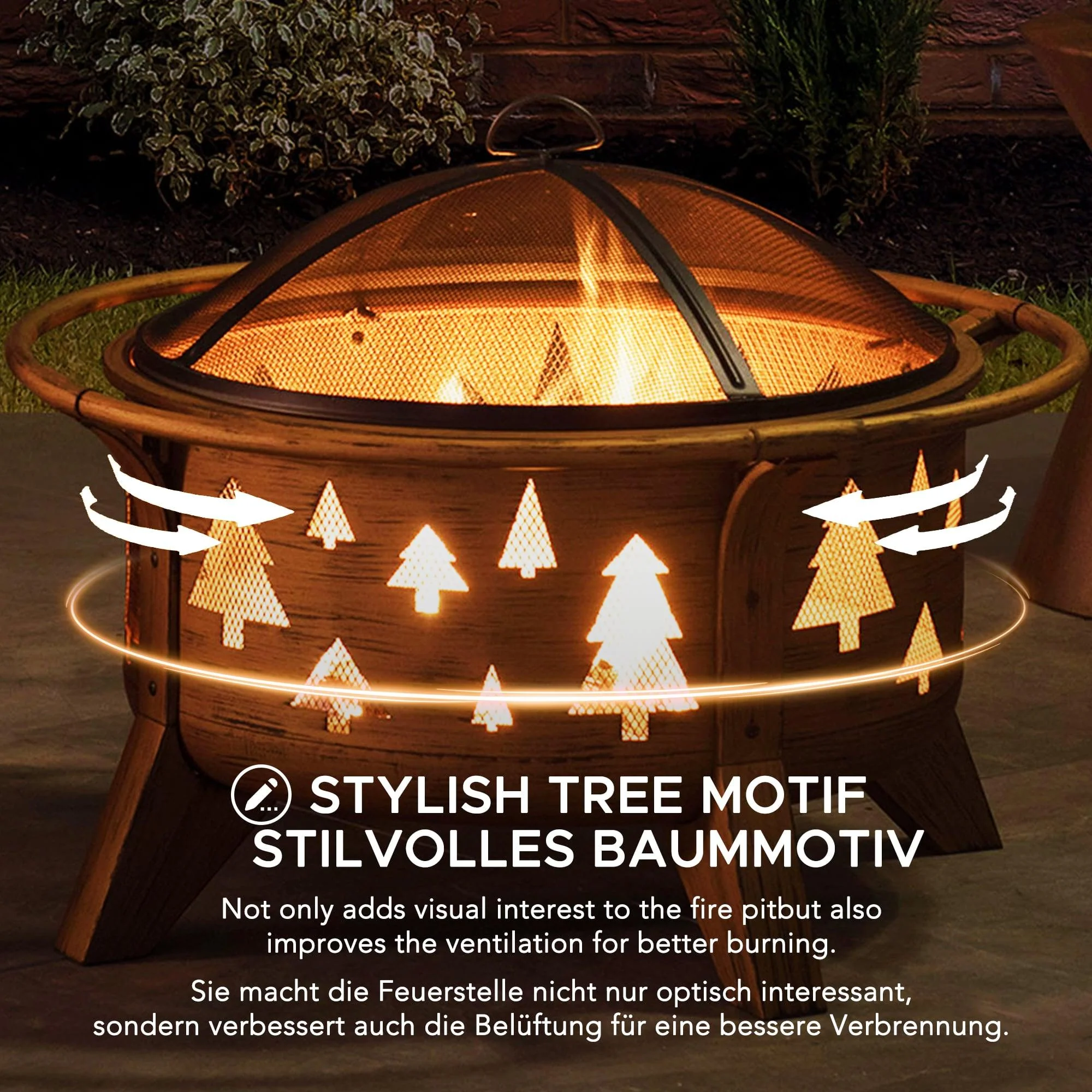 ASKJA XL Steel Fire Pit - Ø76cm - Image 5