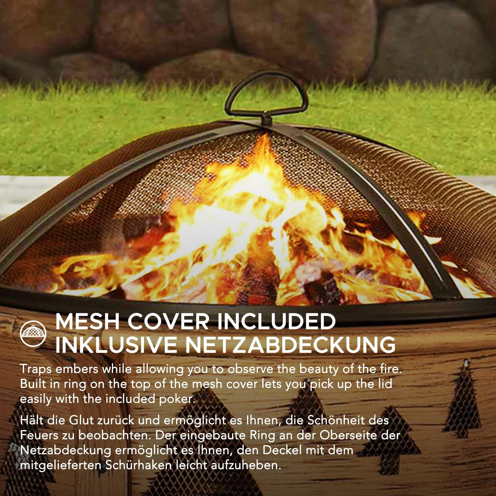 ASKJA XL Steel Fire Pit - Ø76cm - Image 6