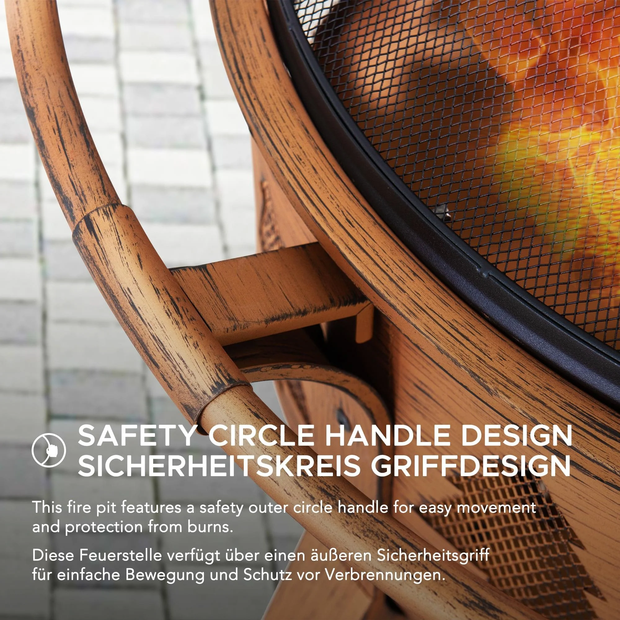 ASKJA XL Steel Fire Pit - Ø76cm - Image 7