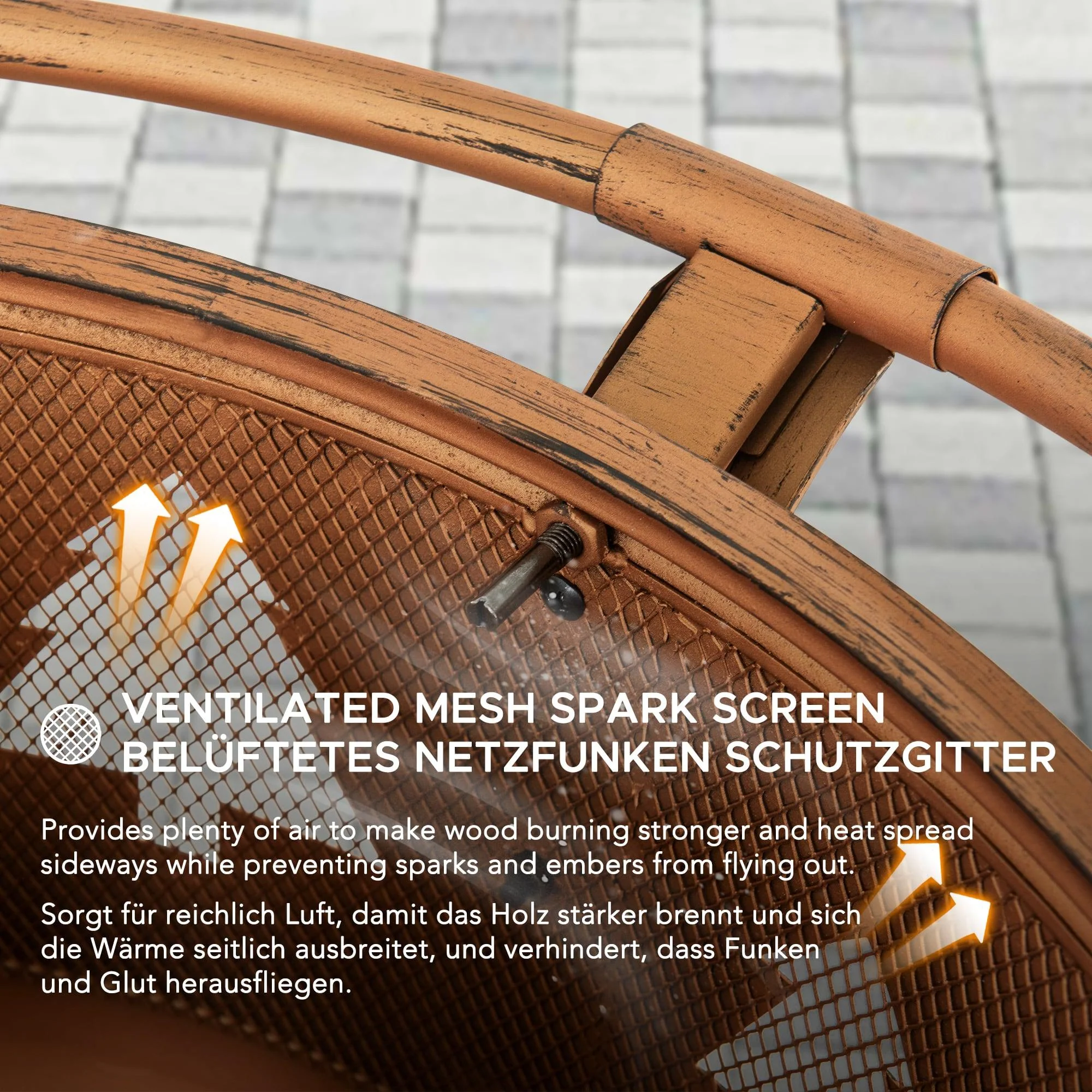 ASKJA XL Steel Fire Pit - Ø76cm - Image 8