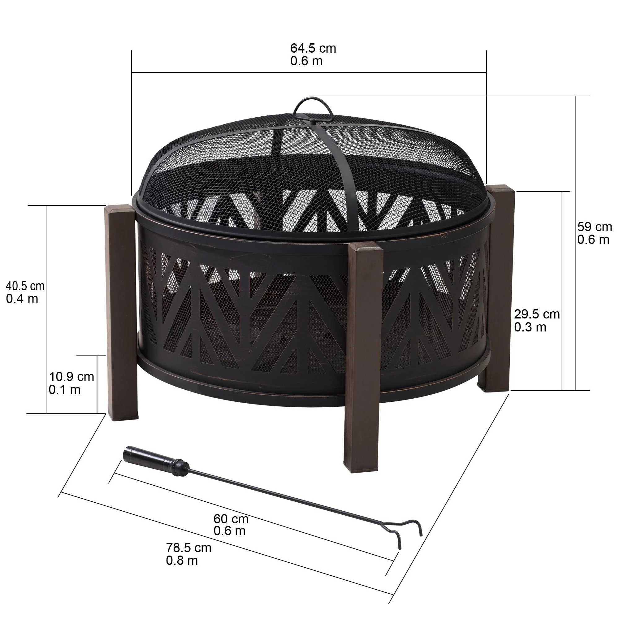BROMO XL Steel Fire Pit - Ø79cm - Image 3