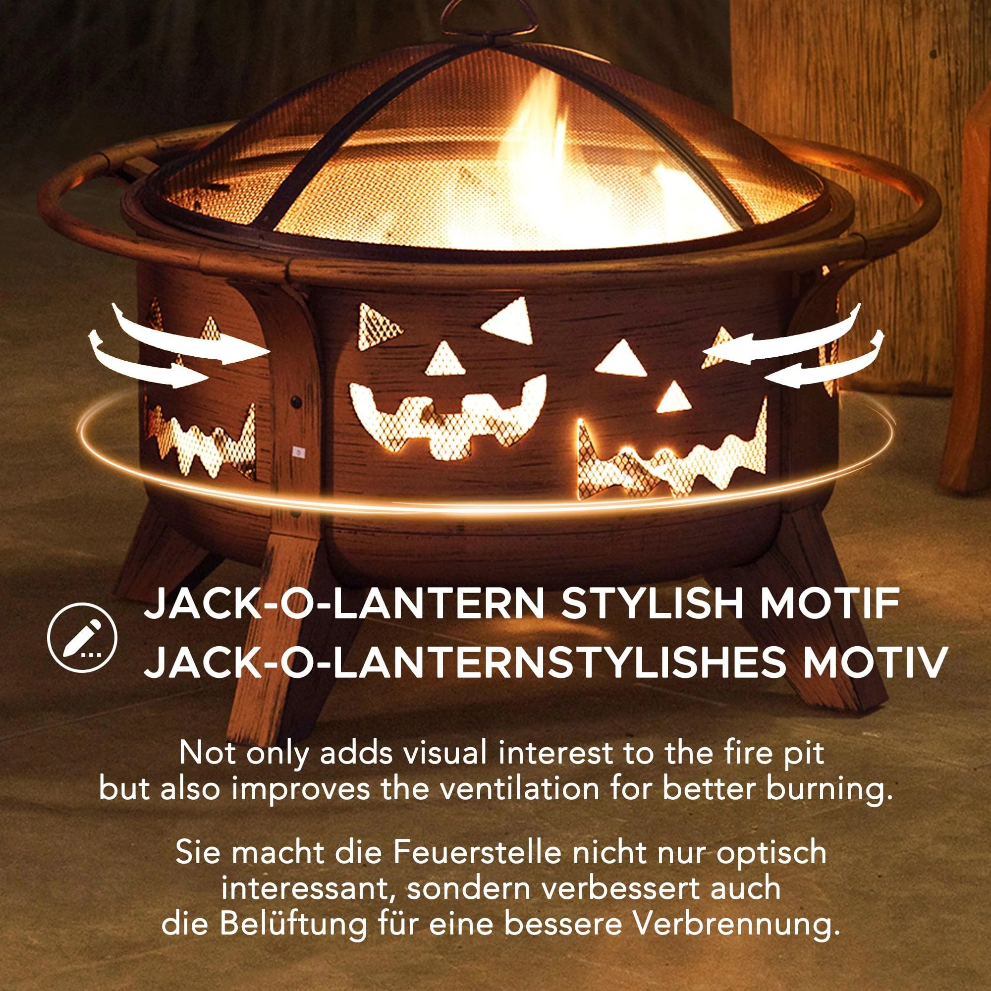 HEKLA XL Steel Fire Pit - Ø76cm - Image 4