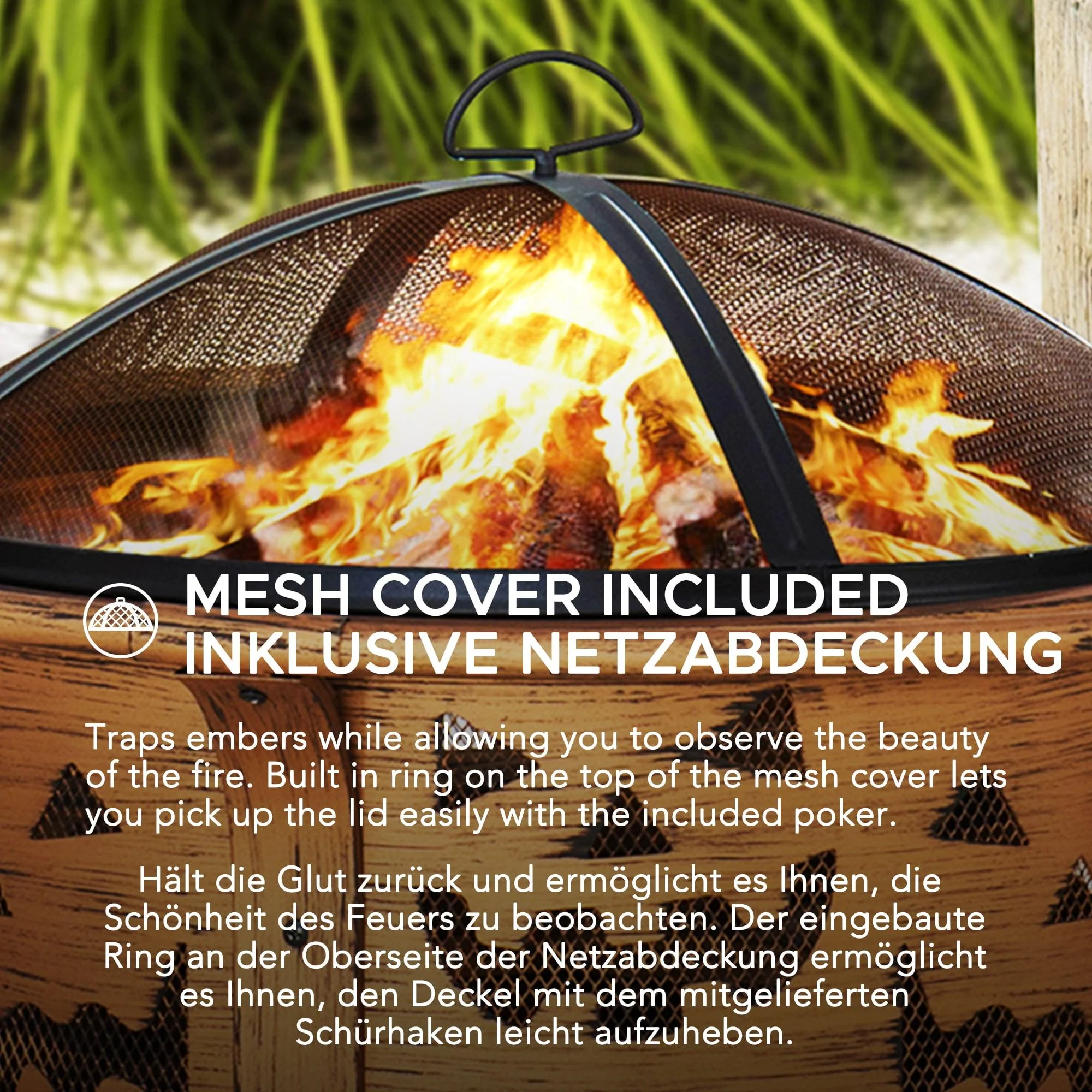 HEKLA XL Steel Fire Pit - Ø76cm - Image 6