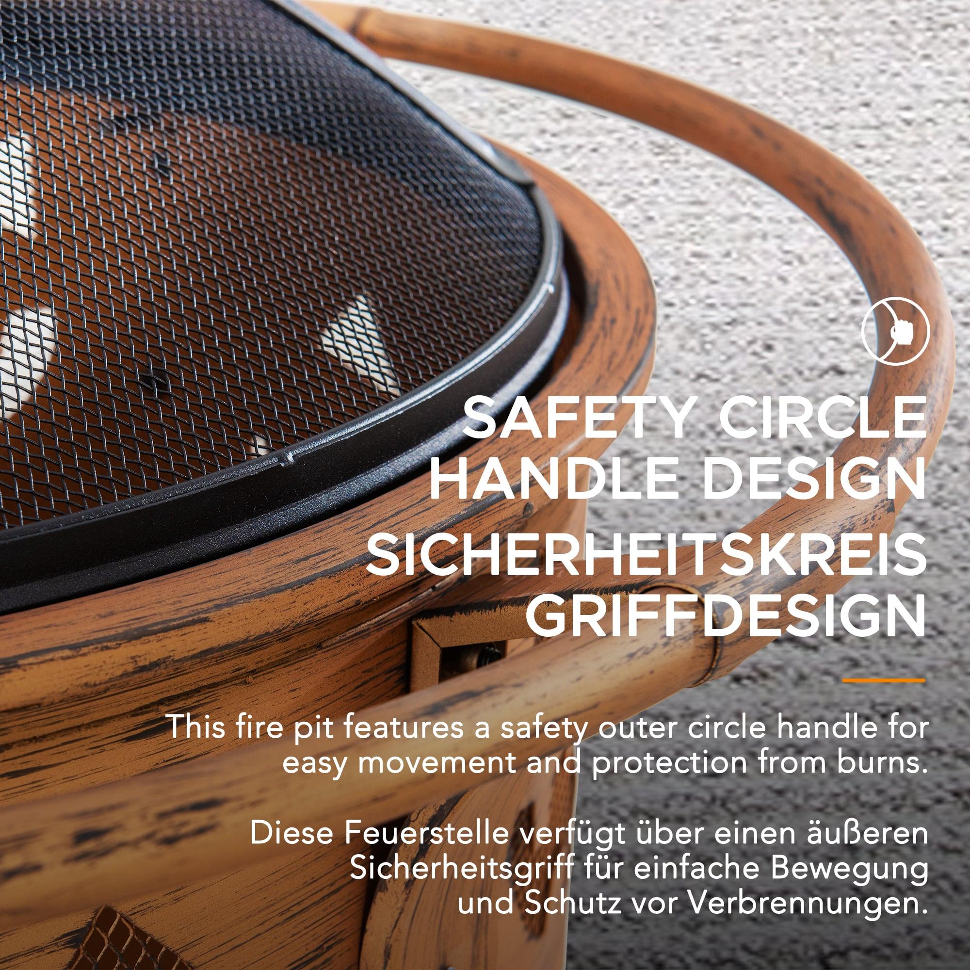 HEKLA XL Steel Fire Pit - Ø76cm - Image 7