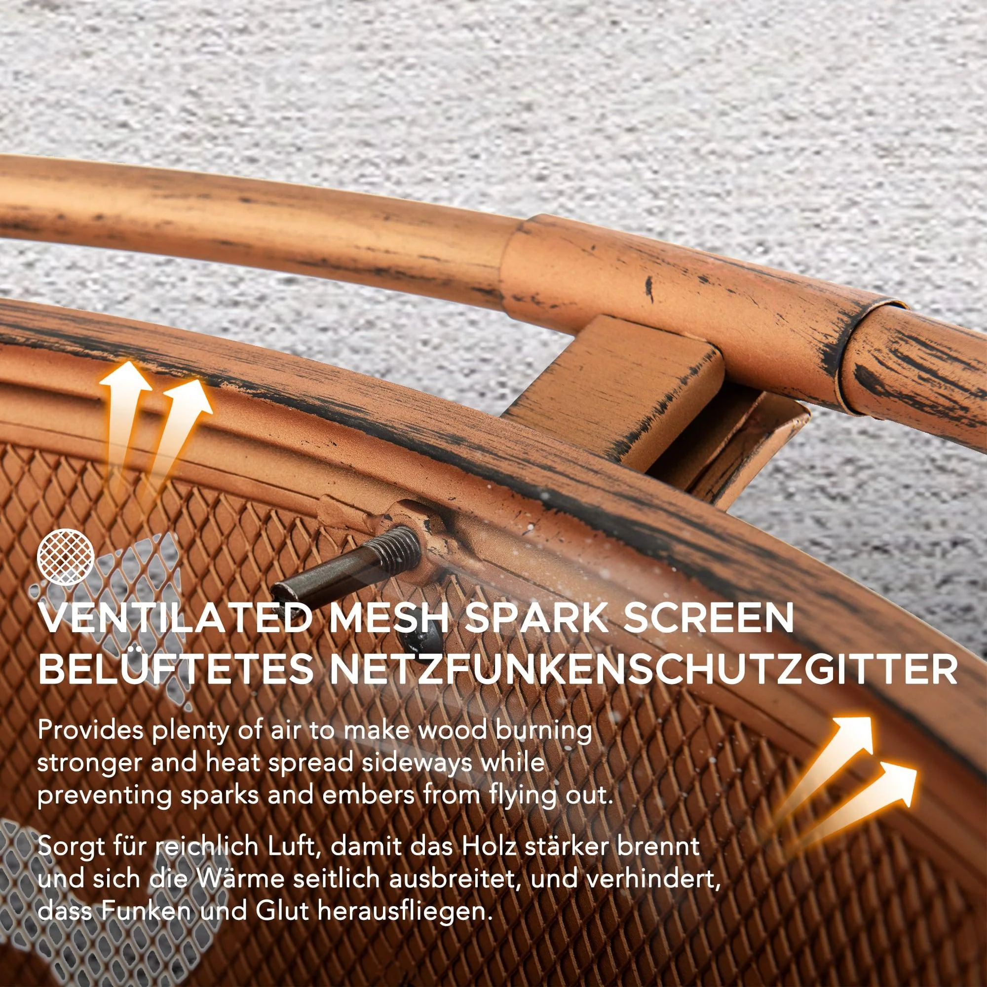 HEKLA XL Steel Fire Pit - Ø76cm - Image 8