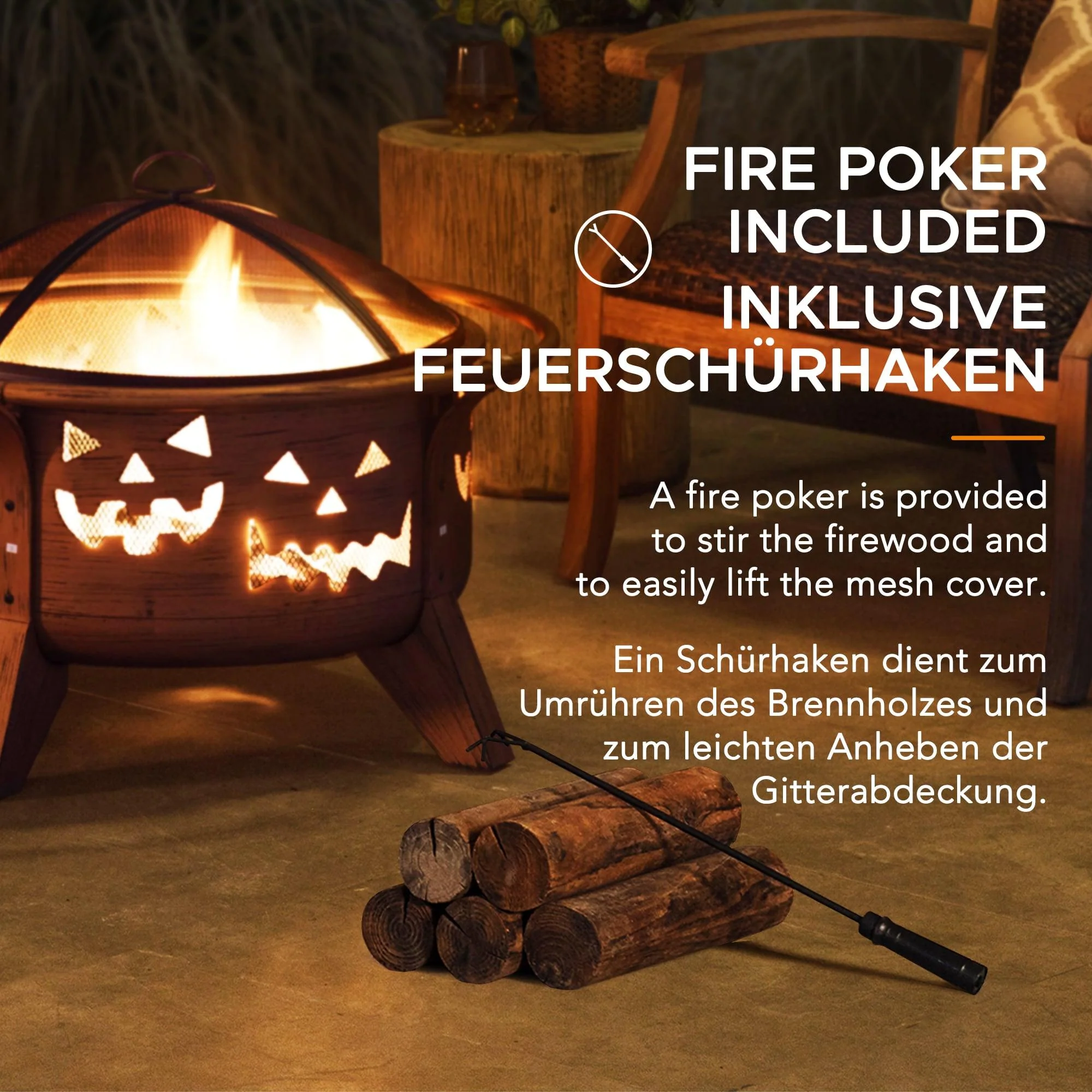 HEKLA XL Steel Fire Pit - Ø76cm - Image 9