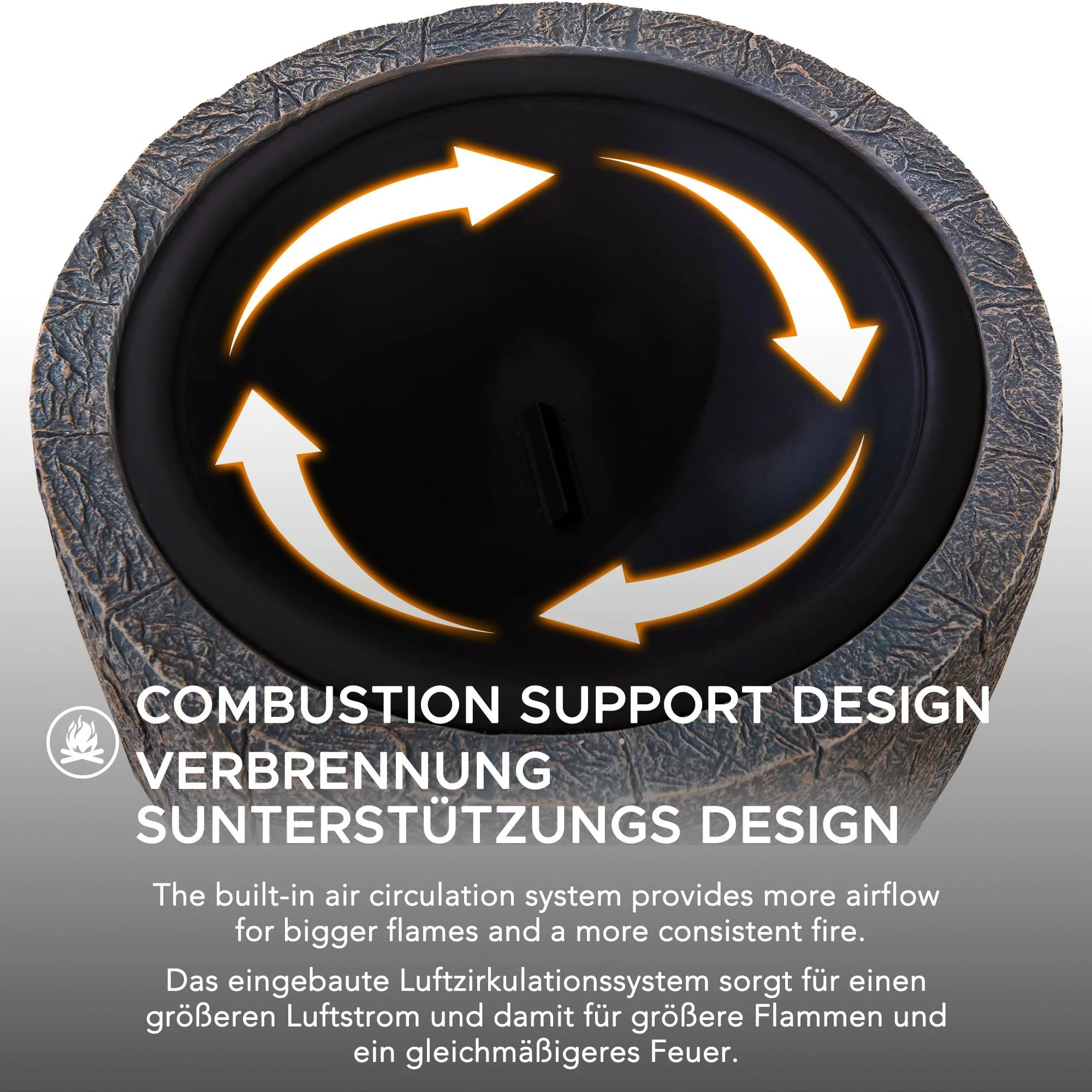 KATLA XL Stone Fire Pit - Ø67cm - Image 10