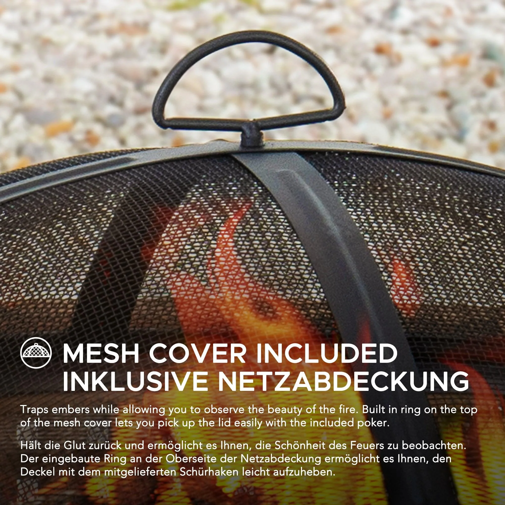 MAZAMA XL Steel Fire Pit - Ø76cm, Copper - Image 8