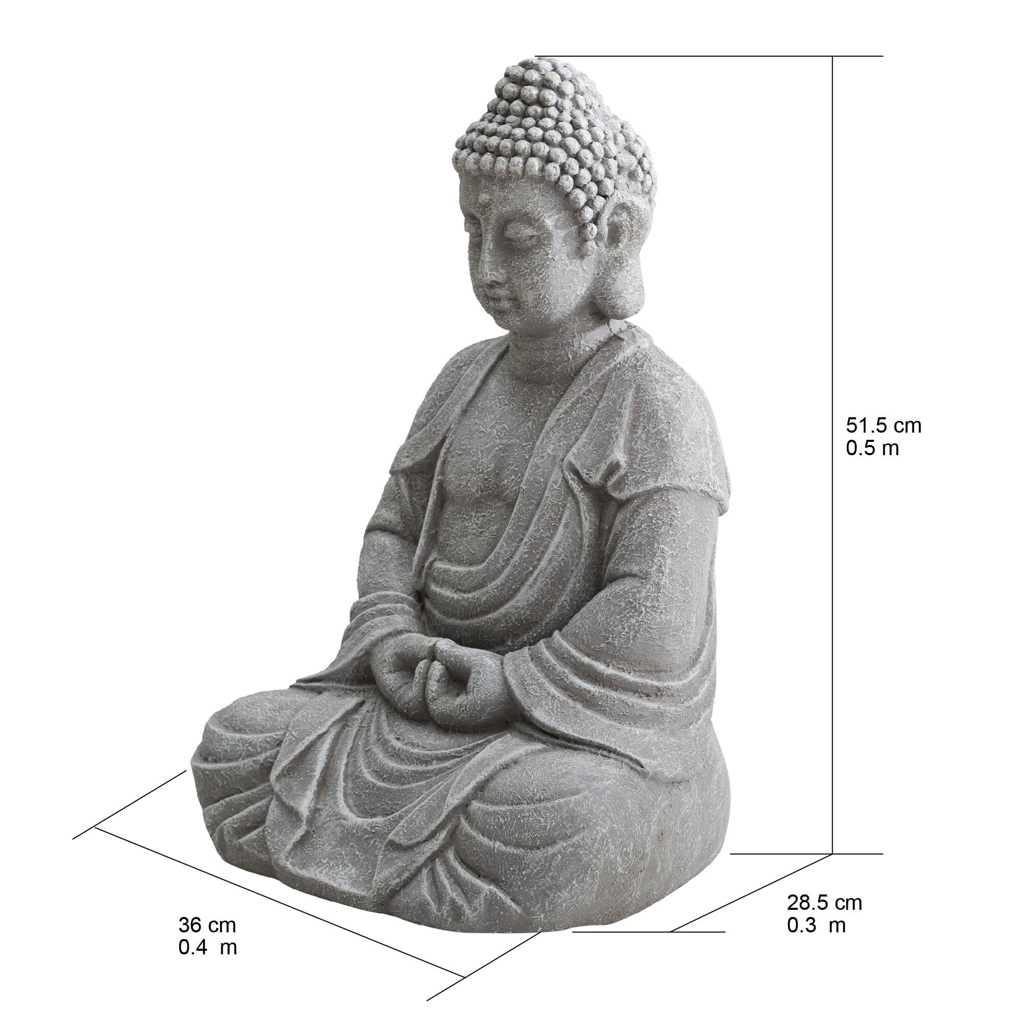 Garden Figure Buddha in Clay, Sitting - Image 3