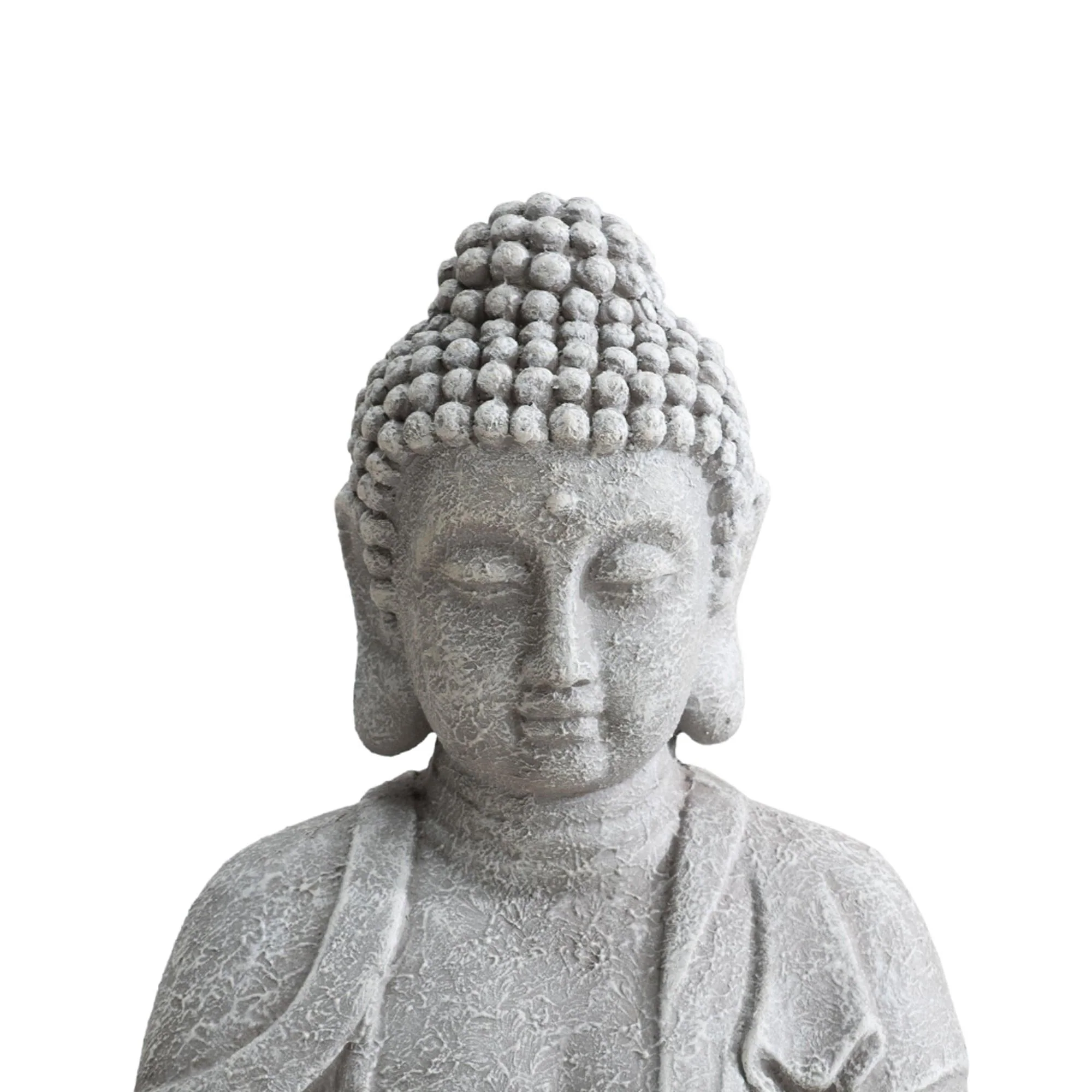 Garden Figure Buddha in Clay, Sitting - Image 4