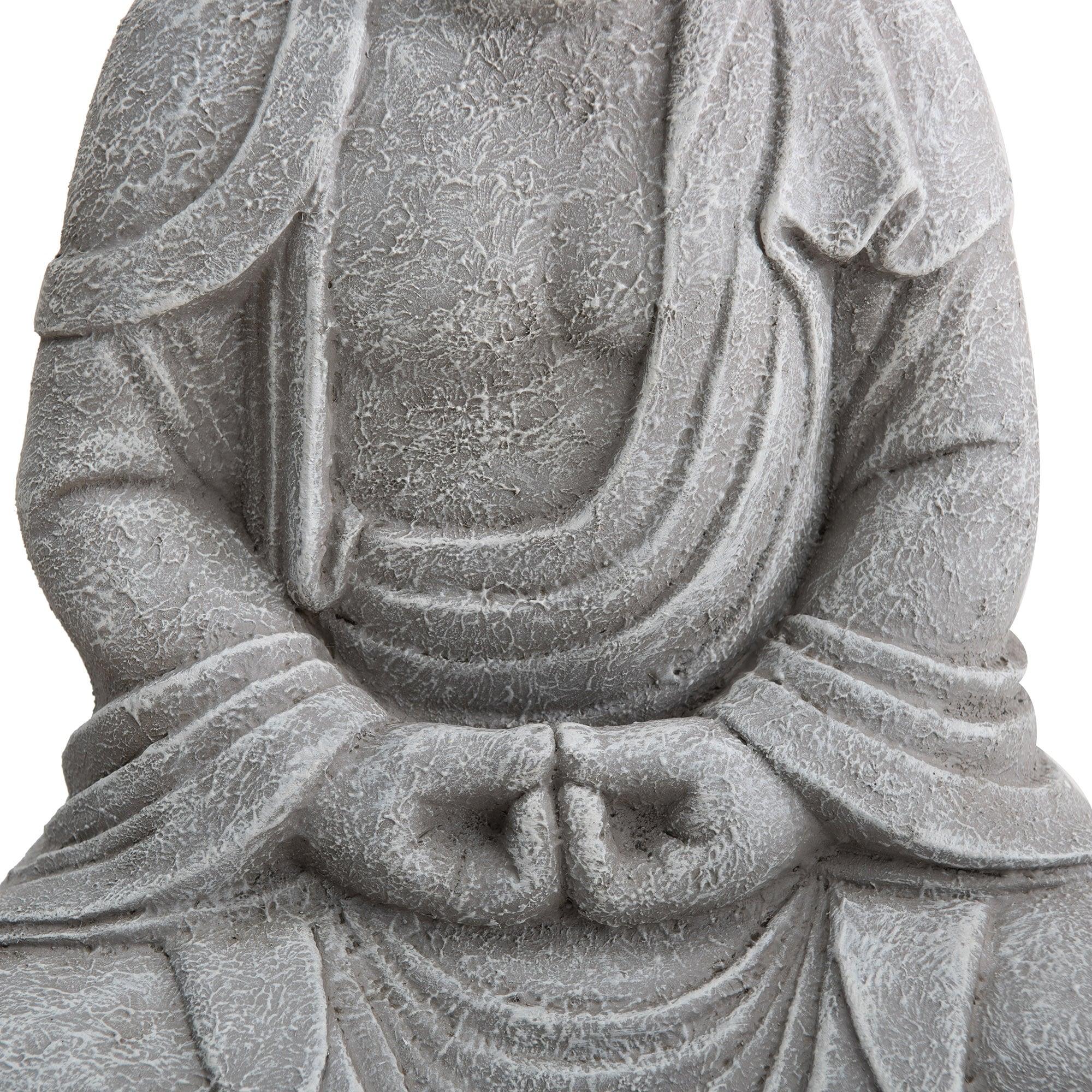 Garden Figure Buddha in Clay, Sitting - Image 5