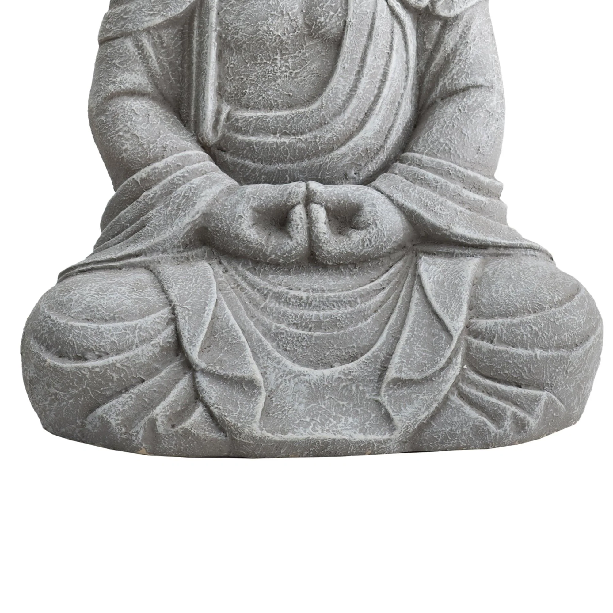 Garden Figure Buddha in Clay, Sitting - Image 6