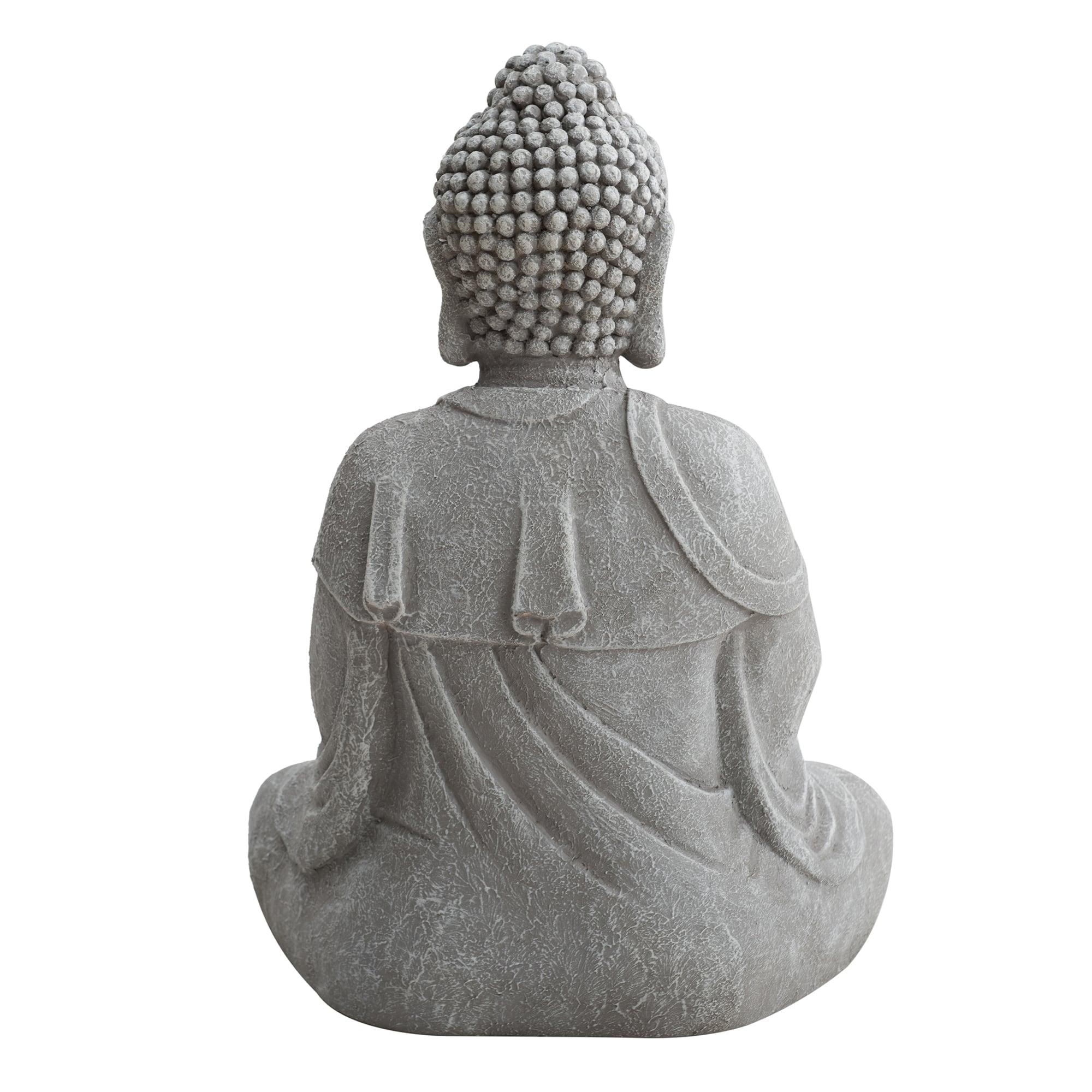 Garden Figure Buddha in Clay, Sitting - Image 7