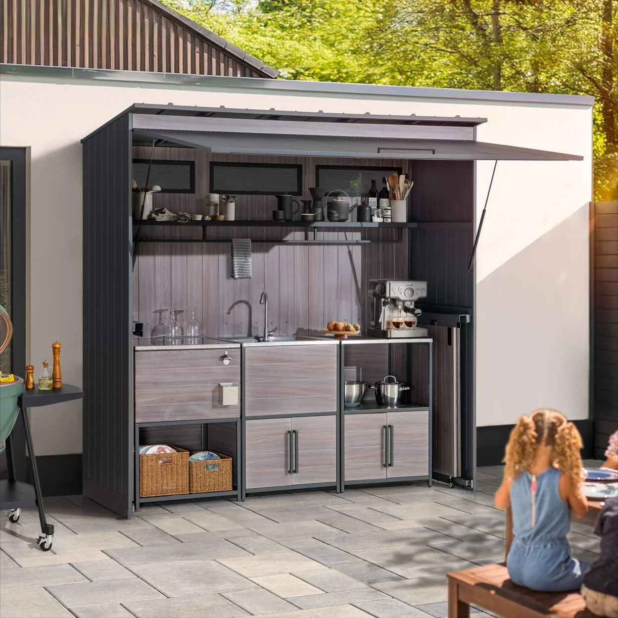 MAMBO Garden House for Outdoor Kitchen - 94cm x 220cm - Image 12