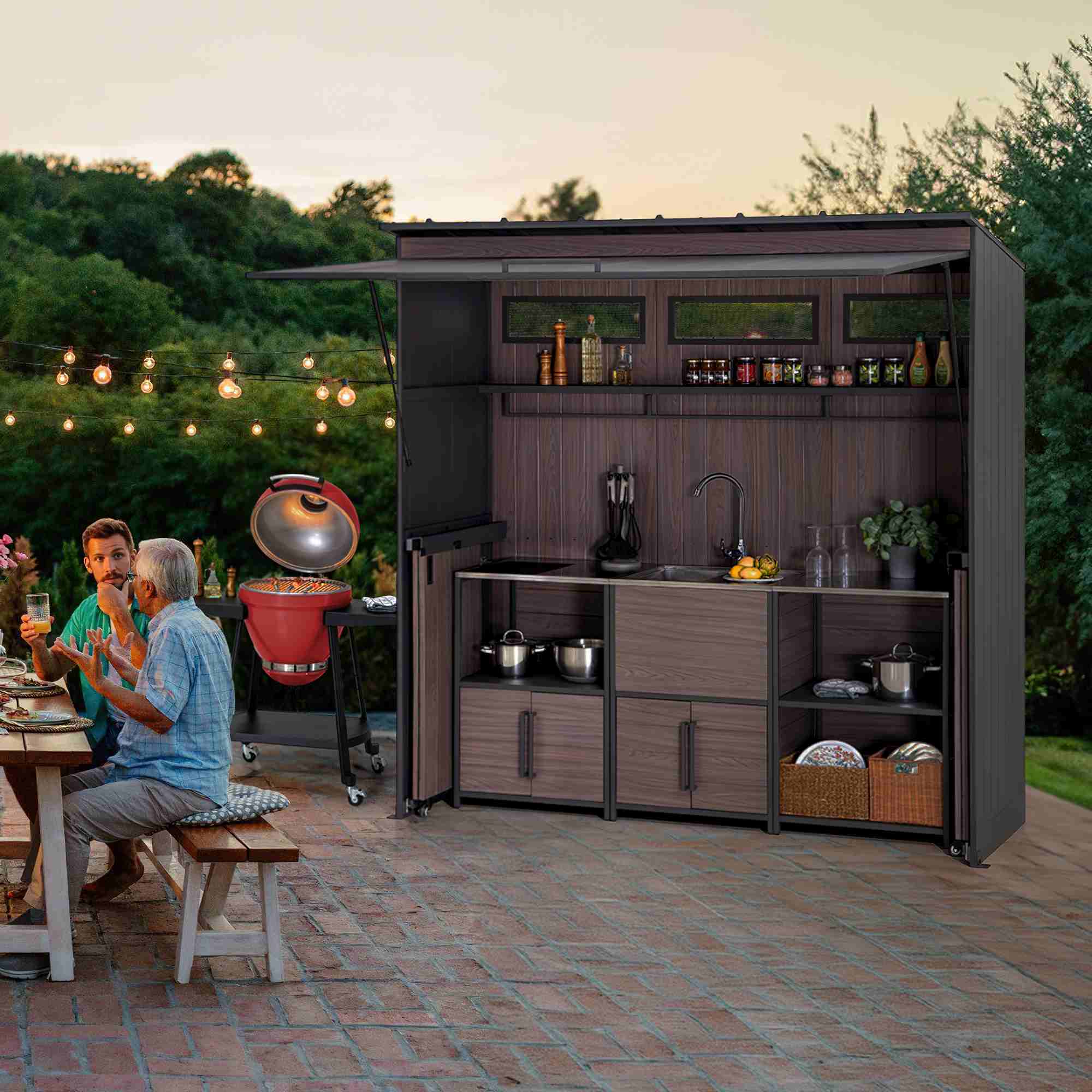MAMBO Garden House for Outdoor Kitchen - 94cm x 220cm - Image 13