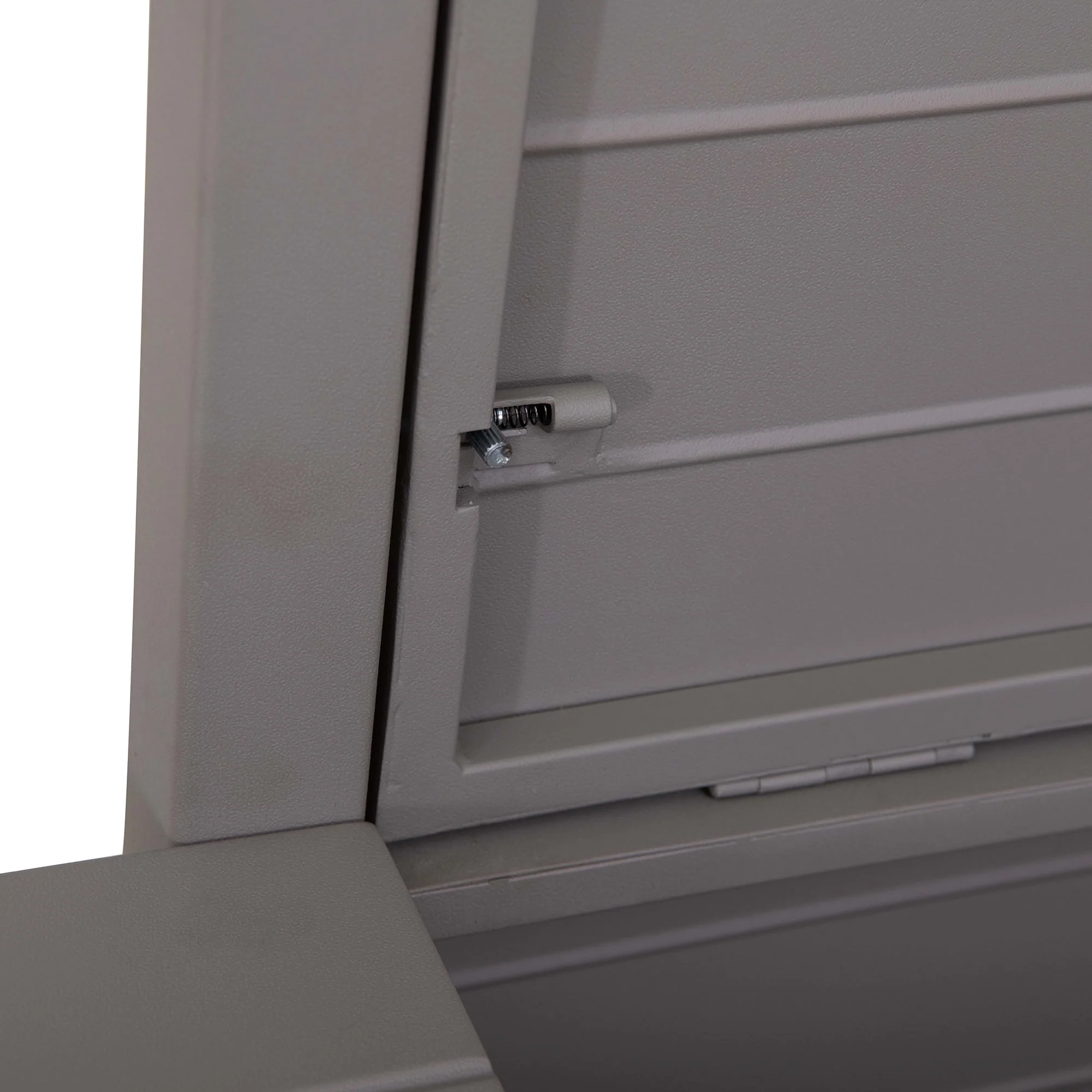 FARO Steel Garden Bench - 57cm x 147cm, Grey - Image 12