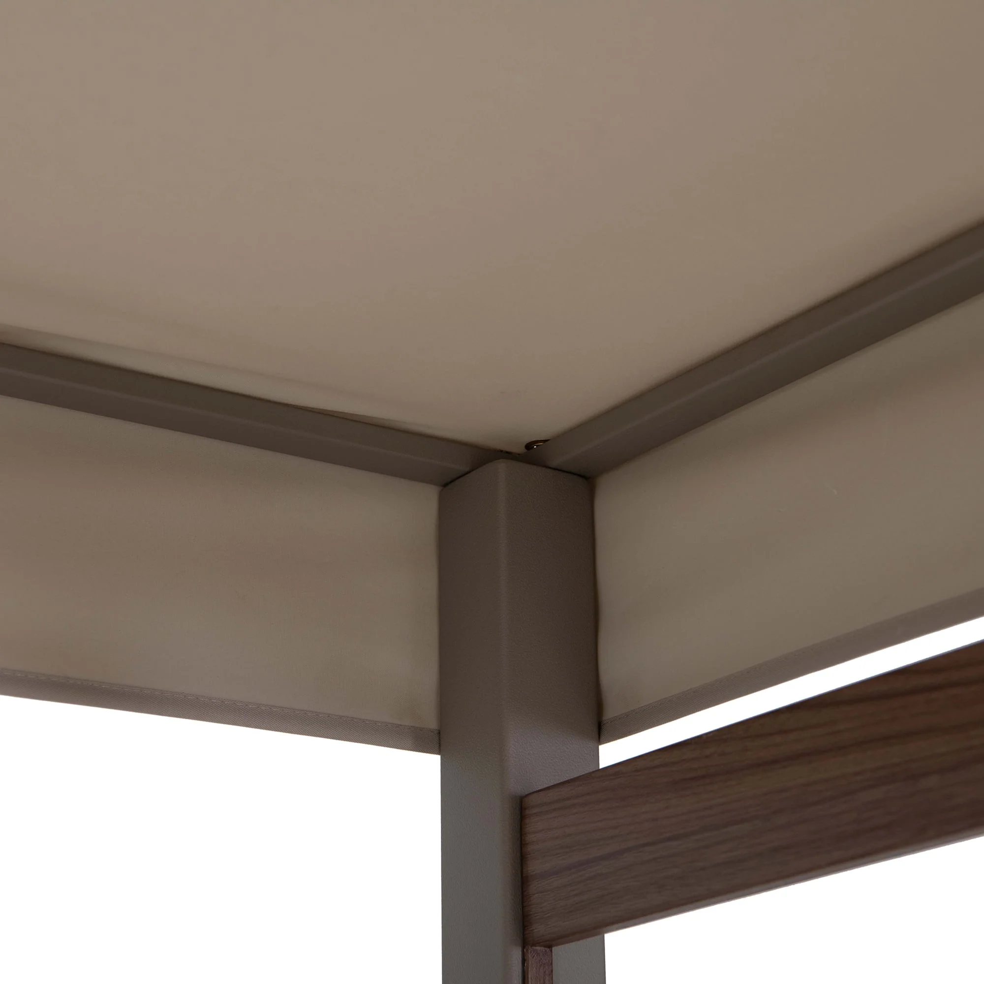 FARO Steel Garden Bench - 57cm x 147cm, Grey - Image 13