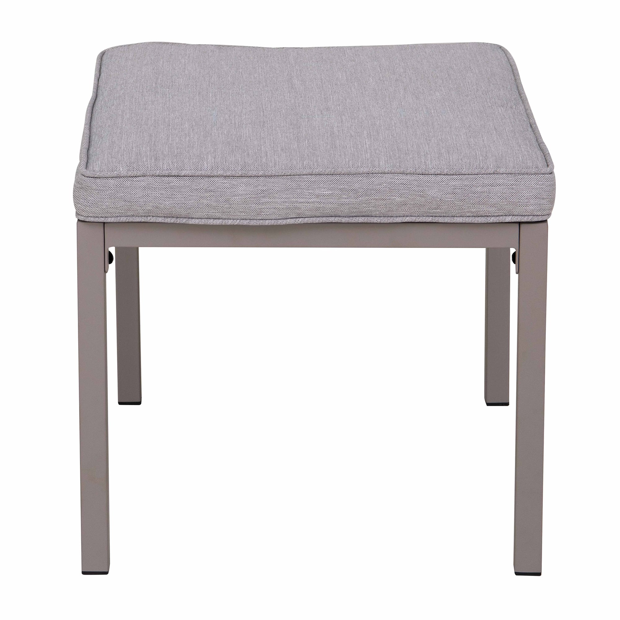 FARO Steel Garden Bench - 57cm x 147cm, Grey - Image 14