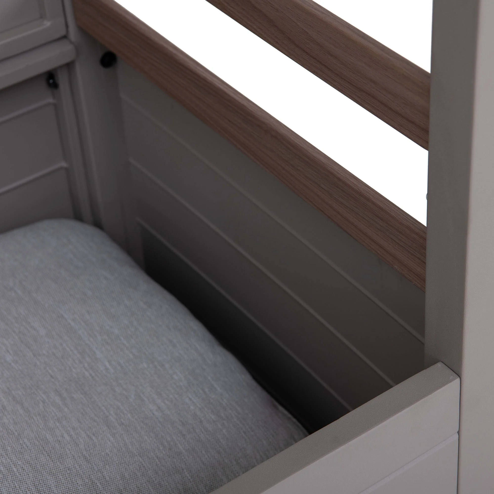 FARO Steel Garden Bench - 57cm x 147cm, Grey - Image 15