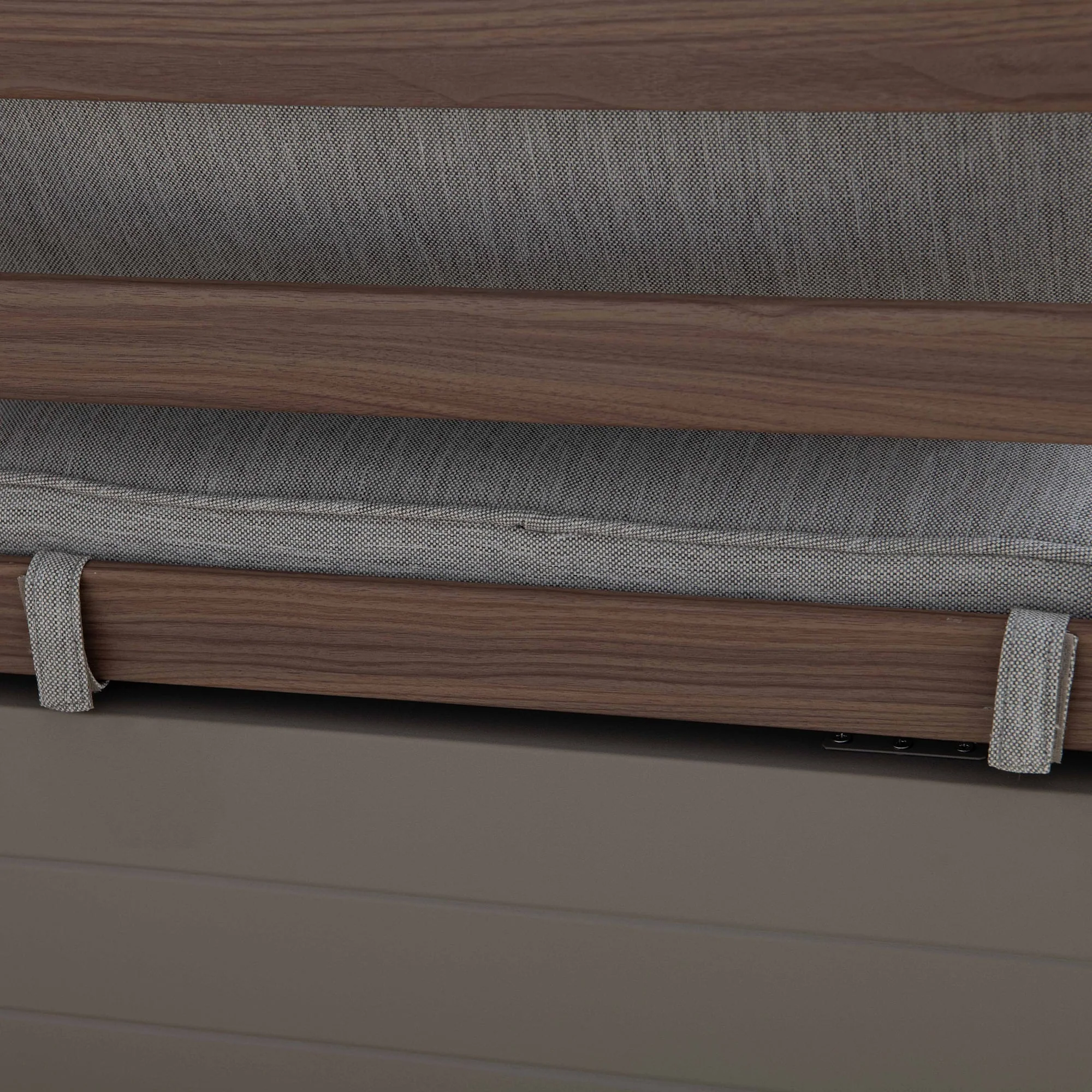 FARO Steel Garden Bench - 57cm x 147cm, Grey - Image 19