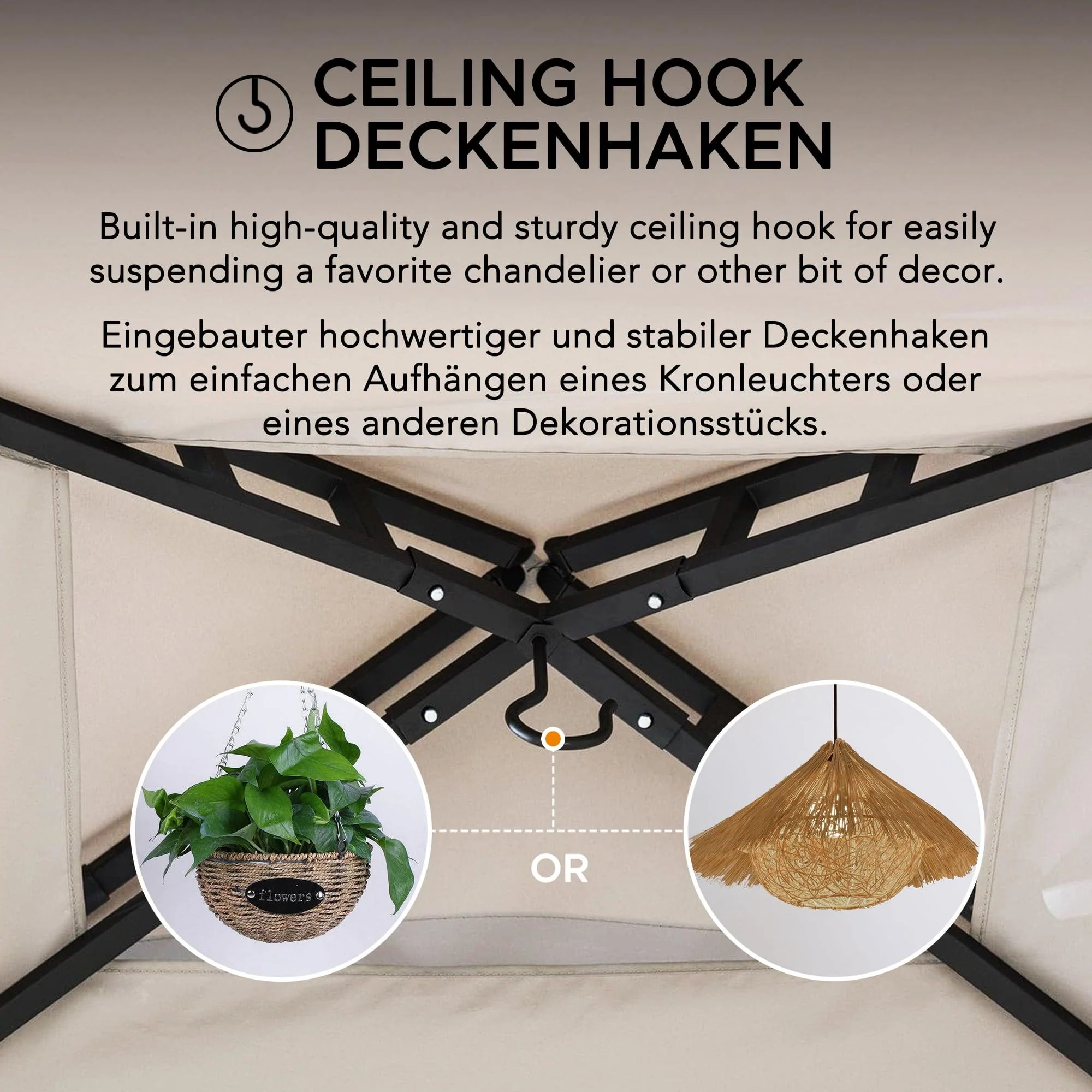 Steel Grill Gazebo LINAS - 152cm x 244cm - Image 6