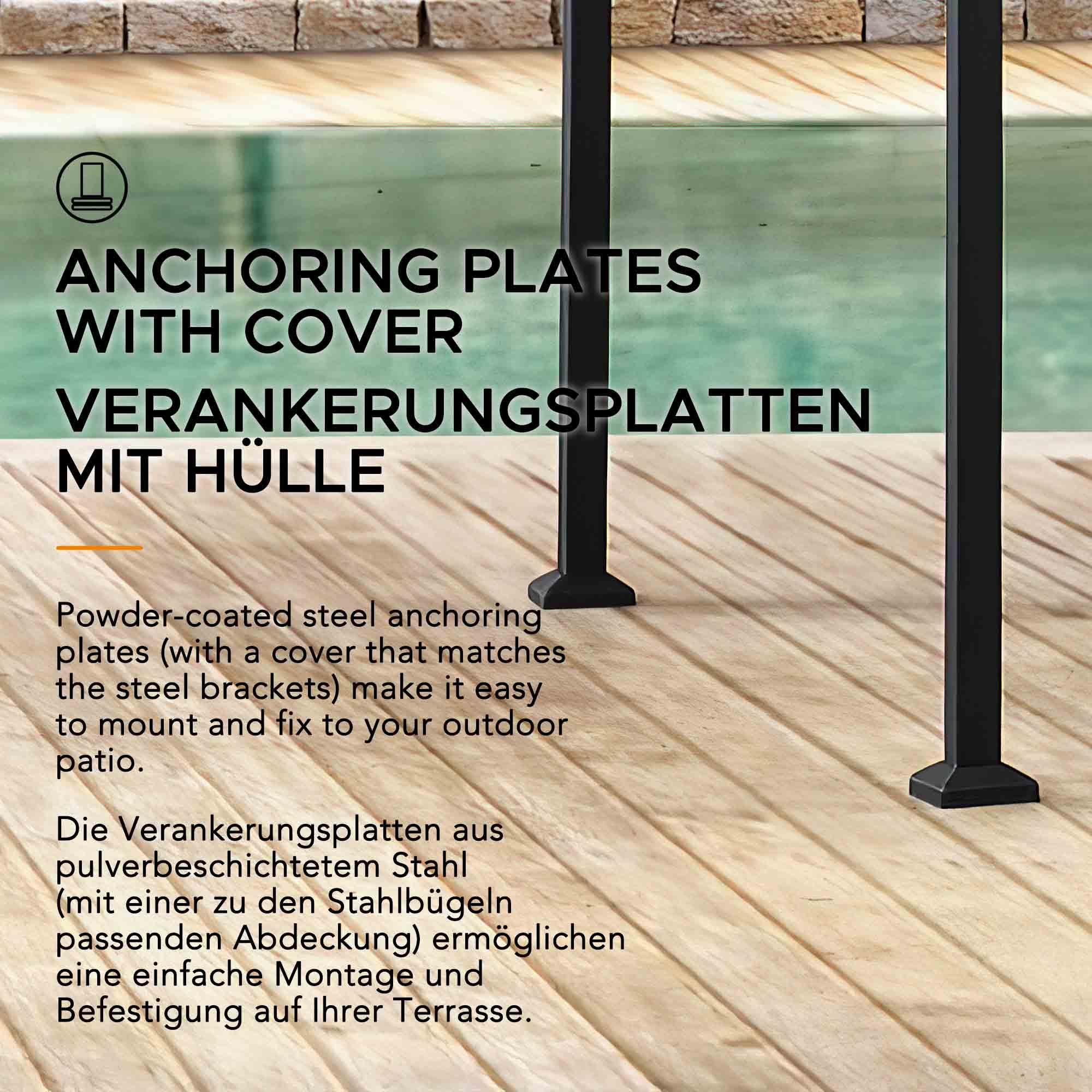 Steel Grill Gazebo LINAS - 152cm x 244cm - Image 8