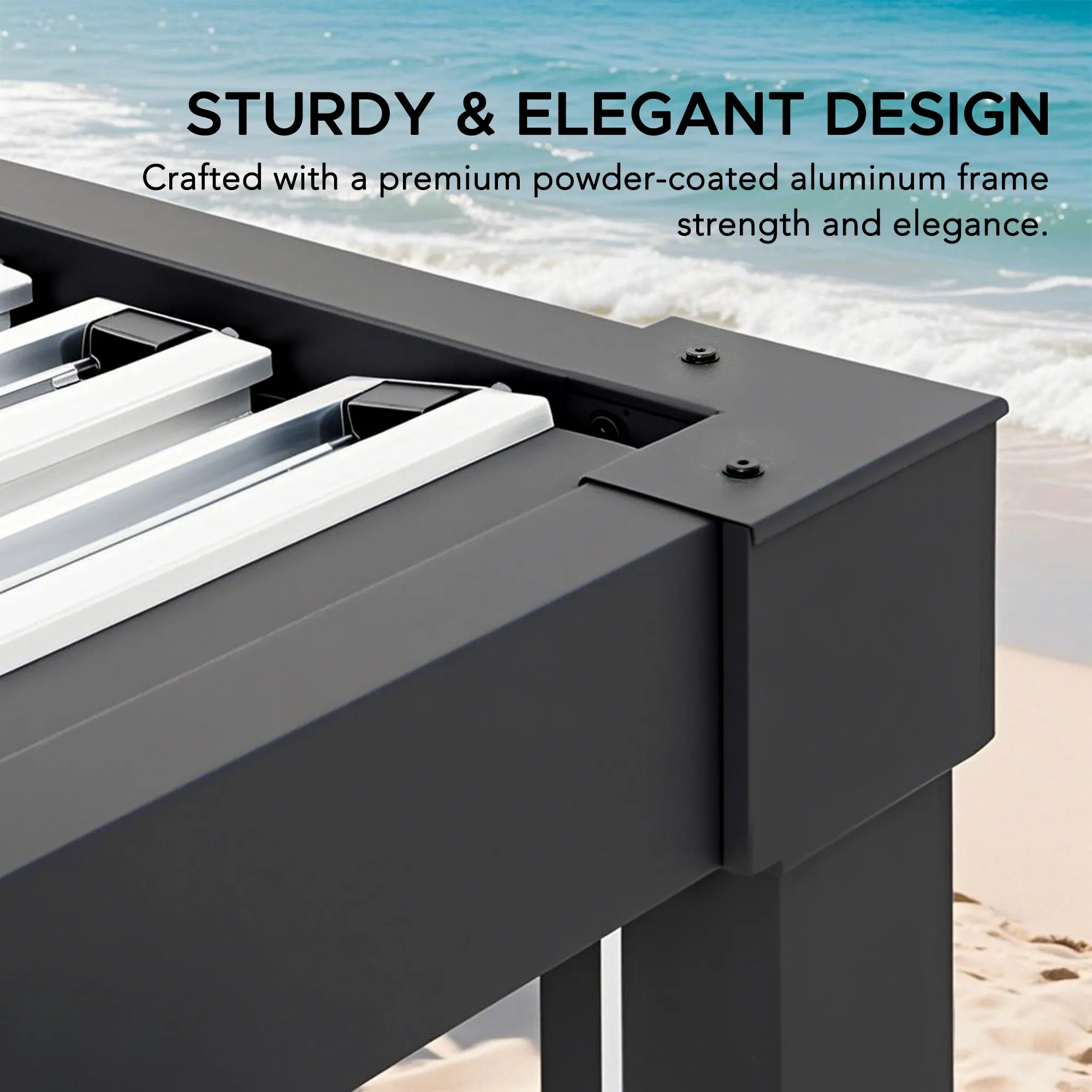 MATTERHORN Modular Multi Lamel Pergola with LED - 306cm x 406cm, Aluminum - Image 8