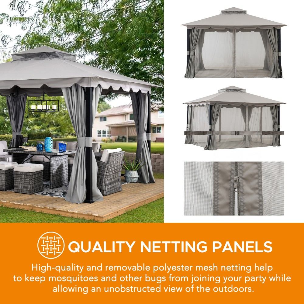 STOJ Fabric Gazebo - 336cm x 402cm - Image 4