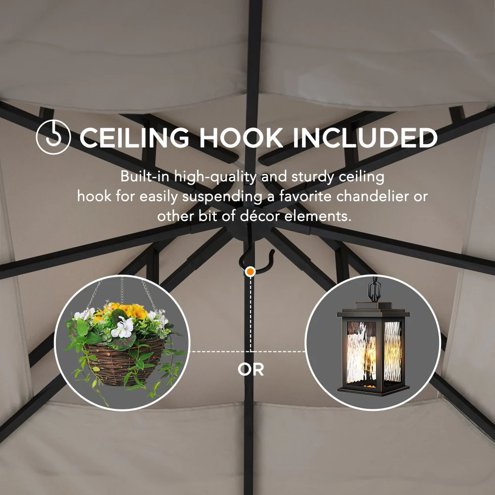 STOJ Fabric Gazebo - 336cm x 402cm - Image 7