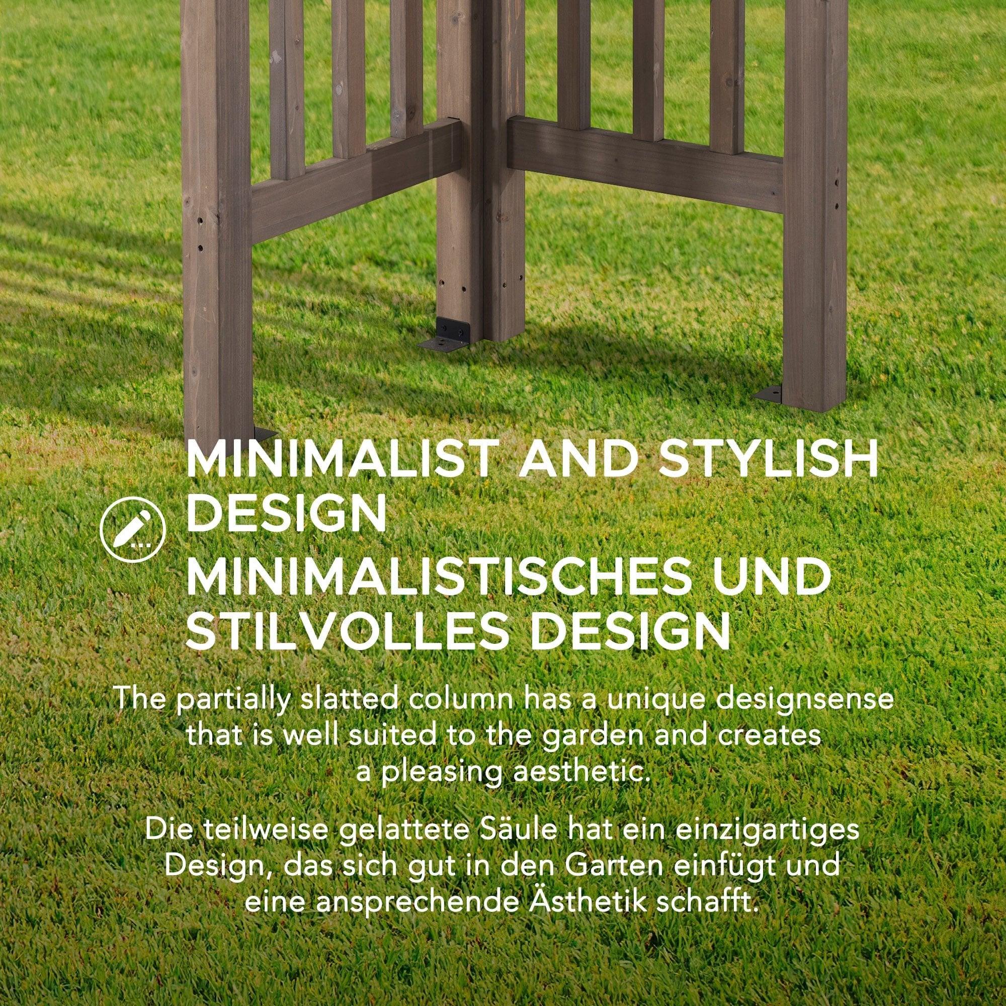 DAJTI Cedar Pergola - 305cm x 427cm - Image 6