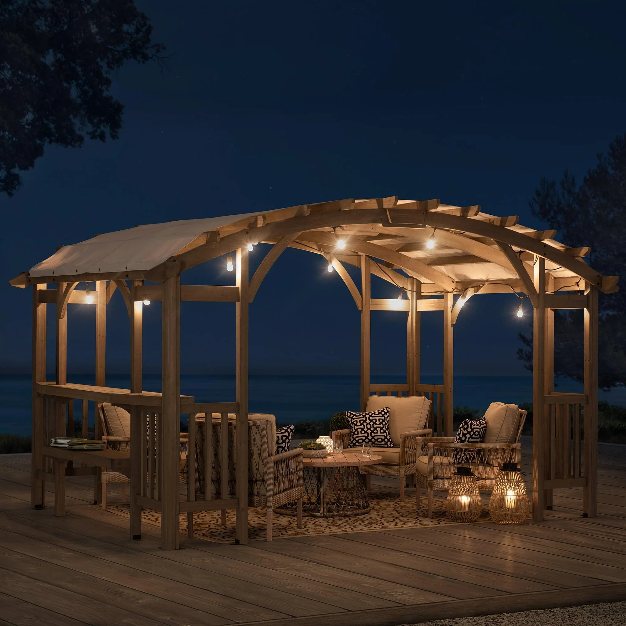 DAJTI Cedar Pergola - 305cm x 427cm - Image 9
