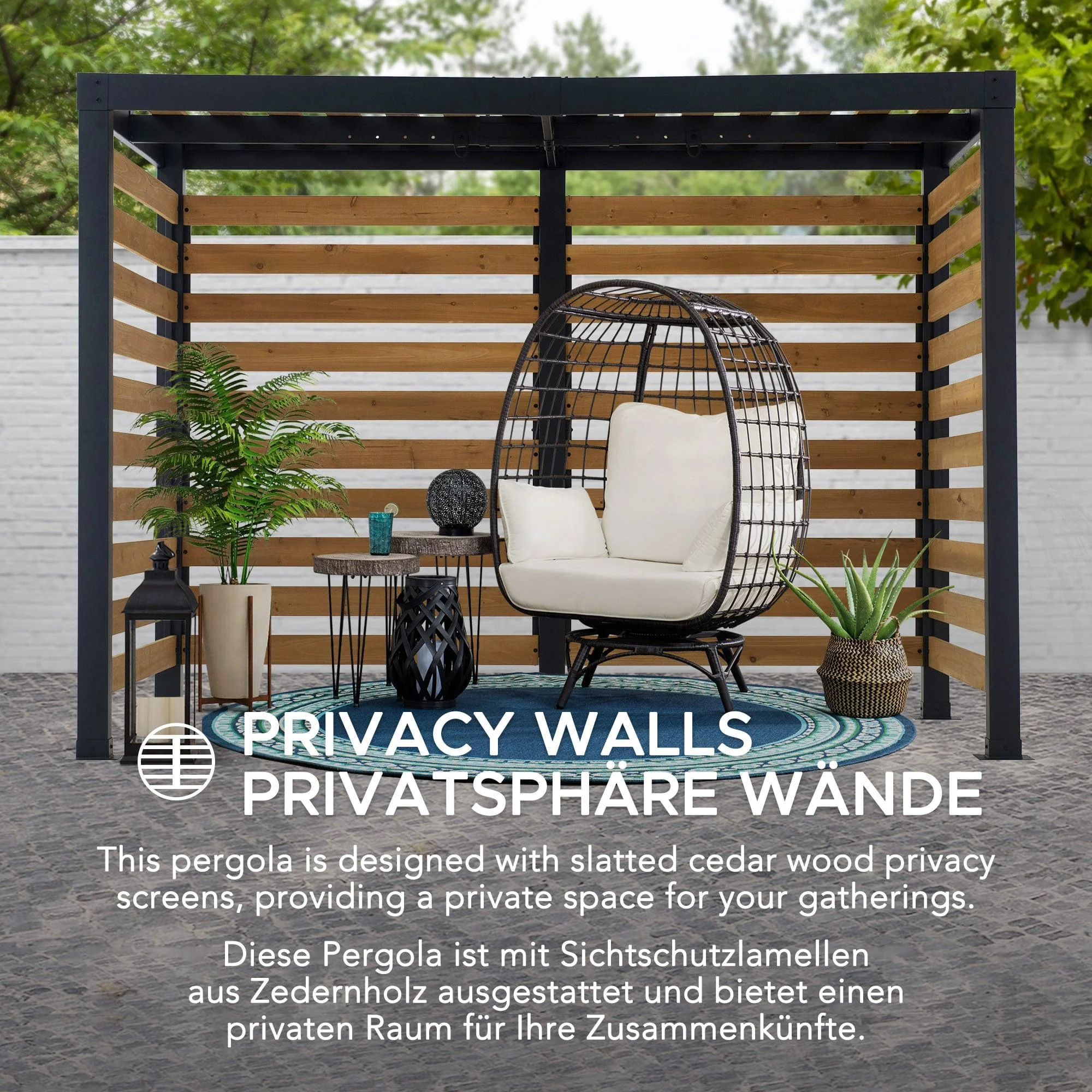 MARAO Steel Pergola - 191cm x 313cm - Image 7