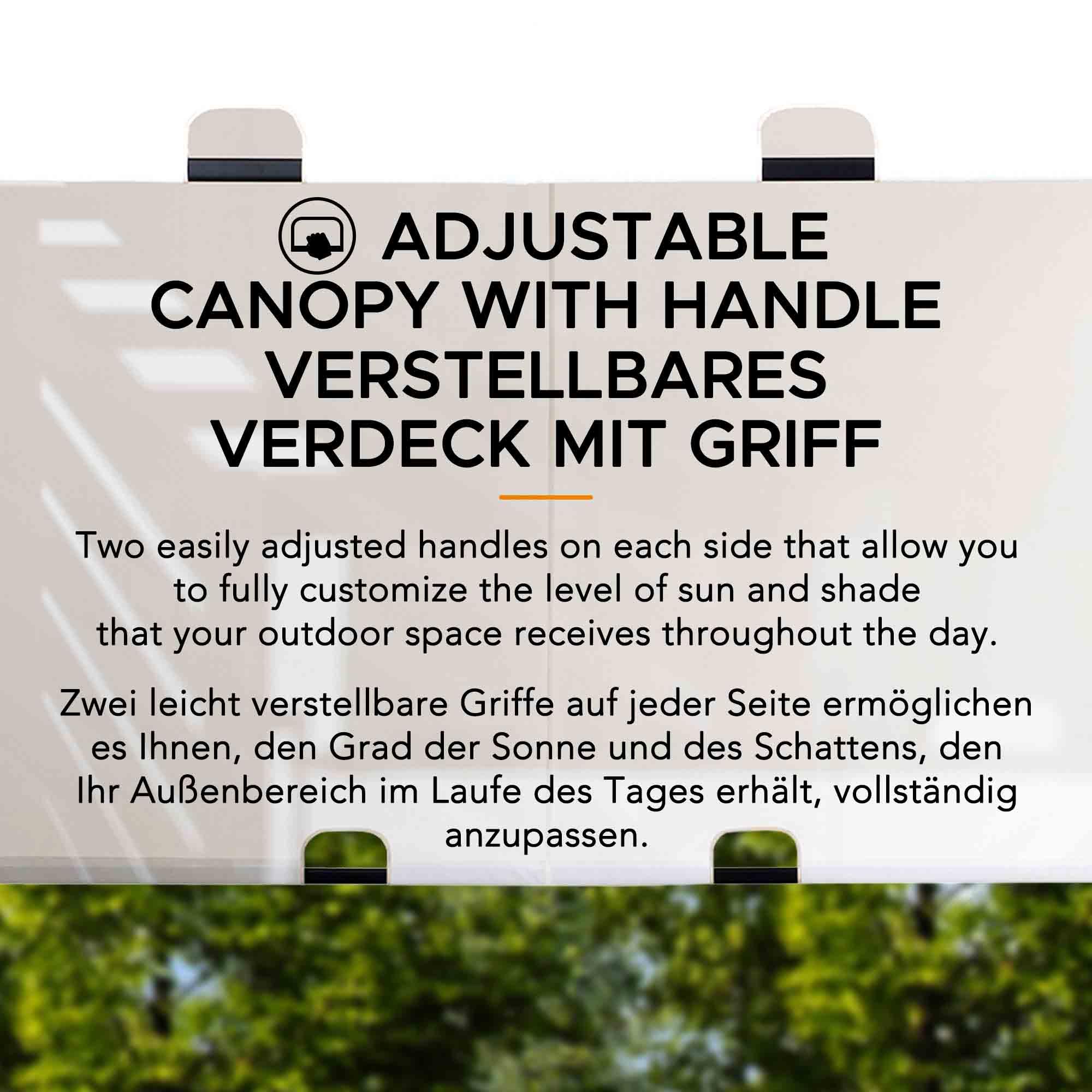 OETA Steel Pergola - 304cm x 372cm - Image 5