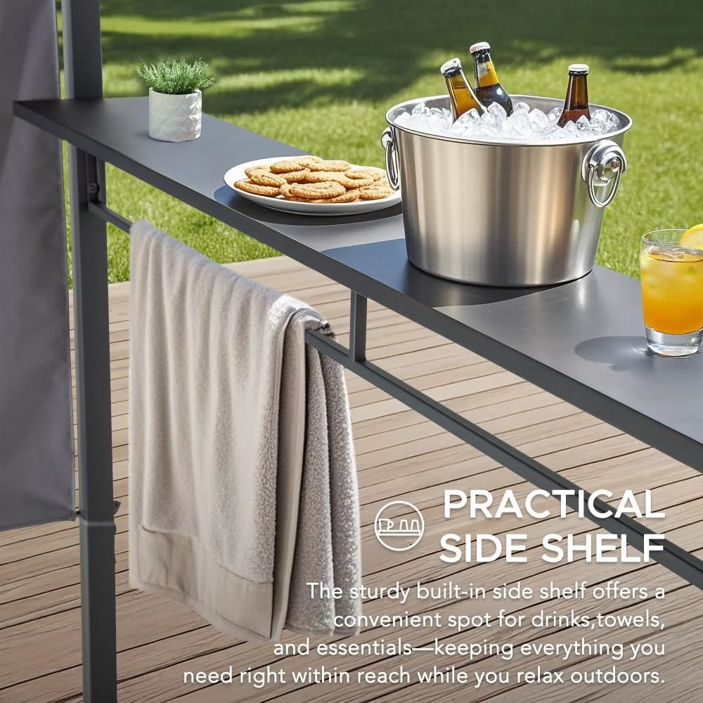 Fabric Whirlpool Gazebo KABRU - 220cm x 280cm - Image 5