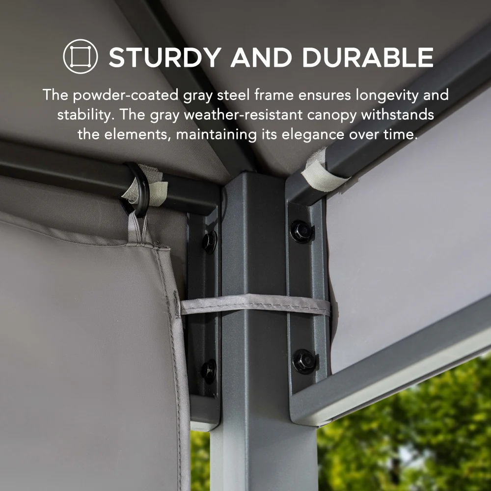 Fabric Whirlpool Gazebo KABRU - 220cm x 280cm - Image 7