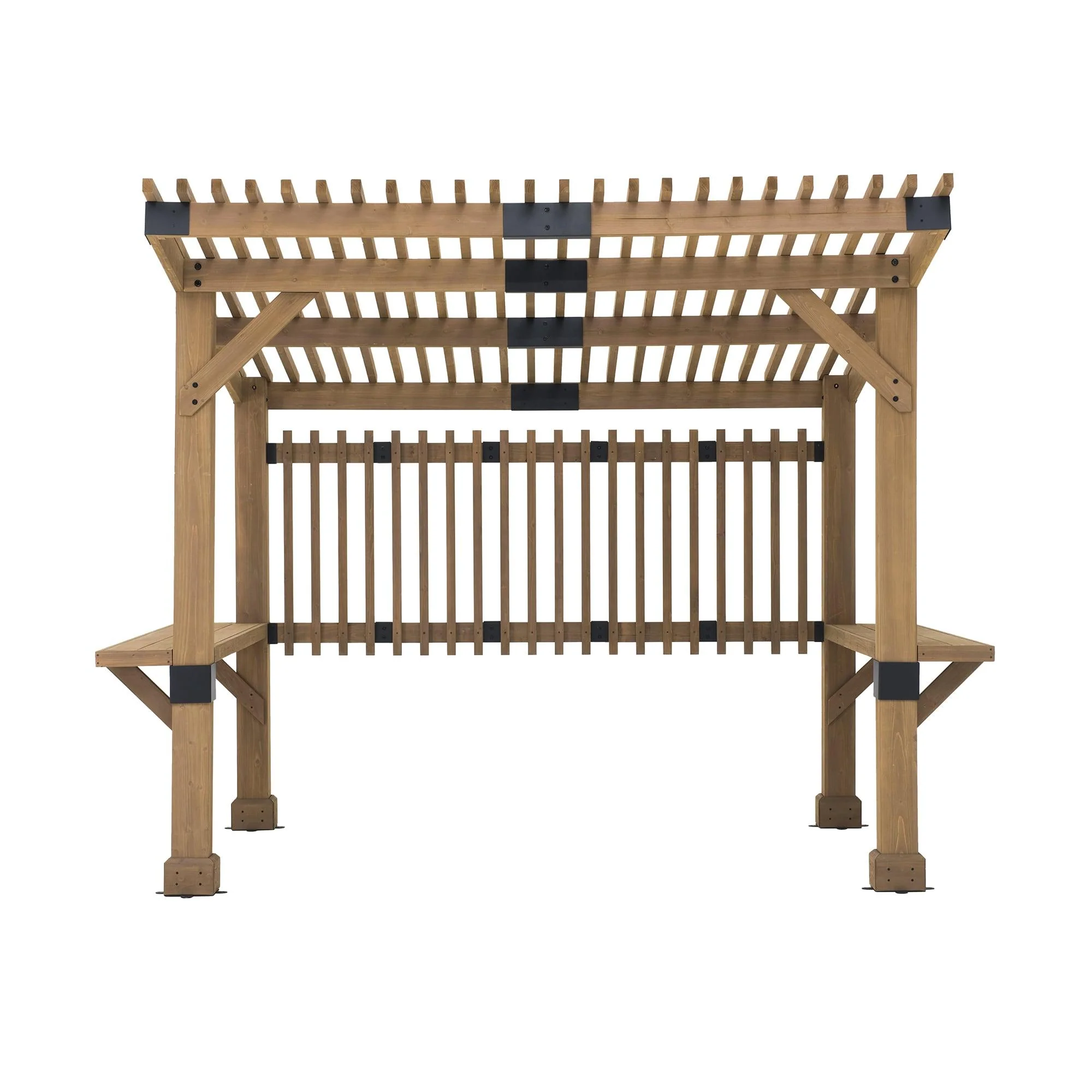 KRONE Cedar Wood Whirlpool Pergola - 275cm x 310cm - Image 5