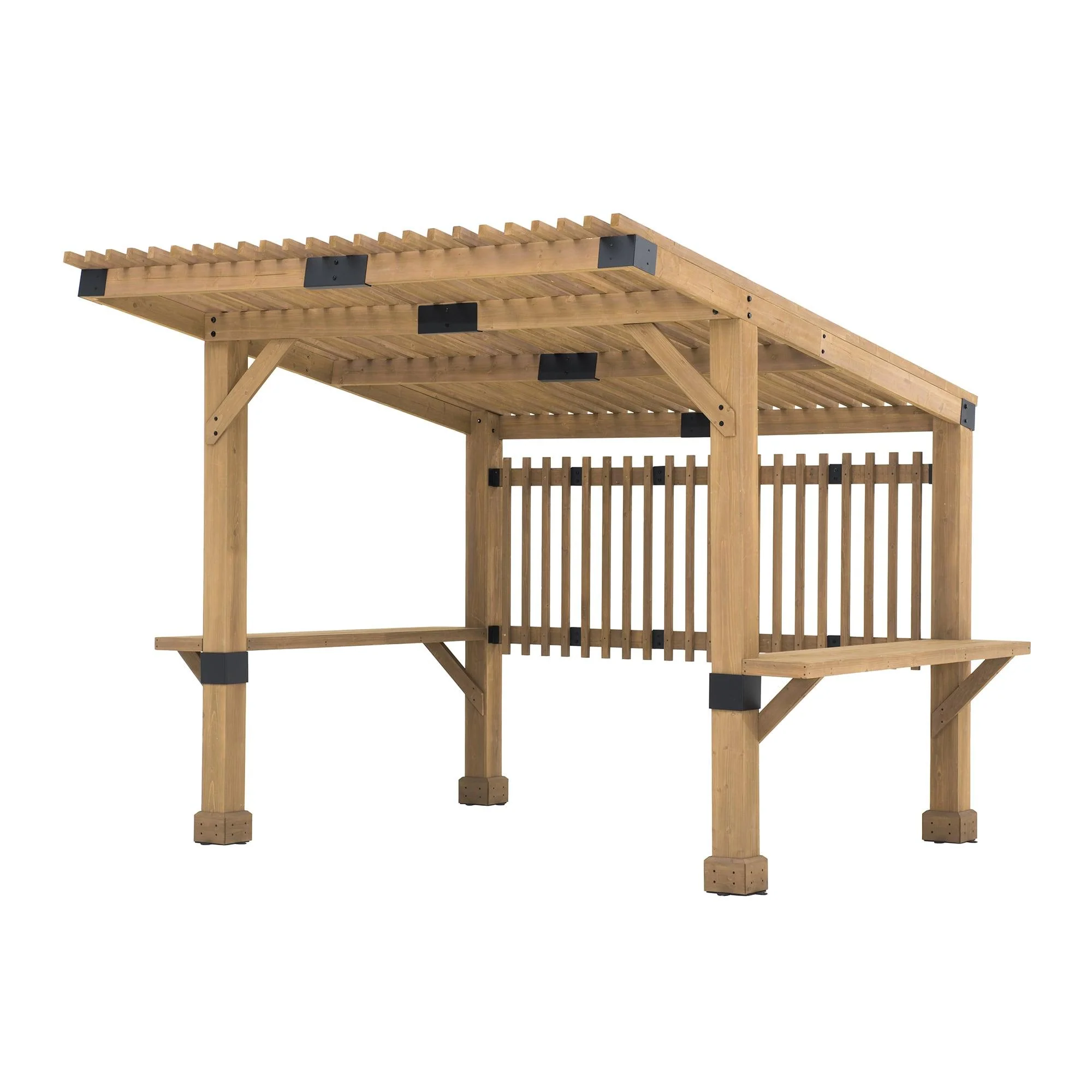 KRONE Cedar Wood Whirlpool Pergola - 275cm x 310cm - Image 6
