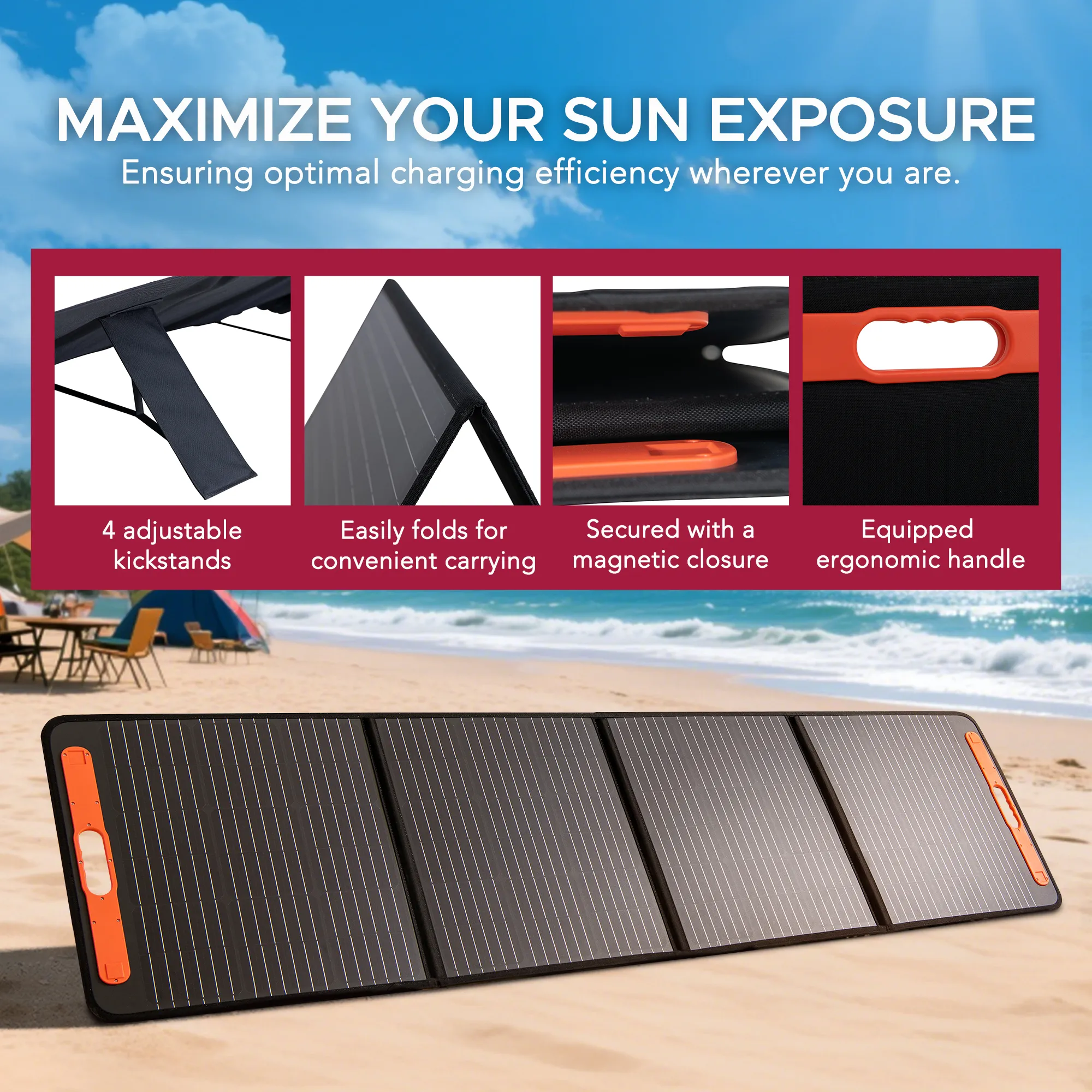 Foldable Portable Solar Panel 226W - Image 8